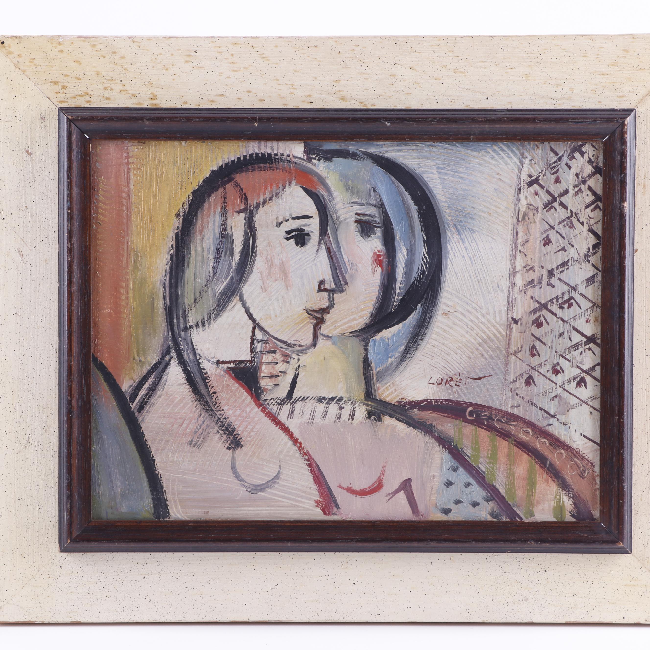 Lorét Oil Painting Portrait of Two Women