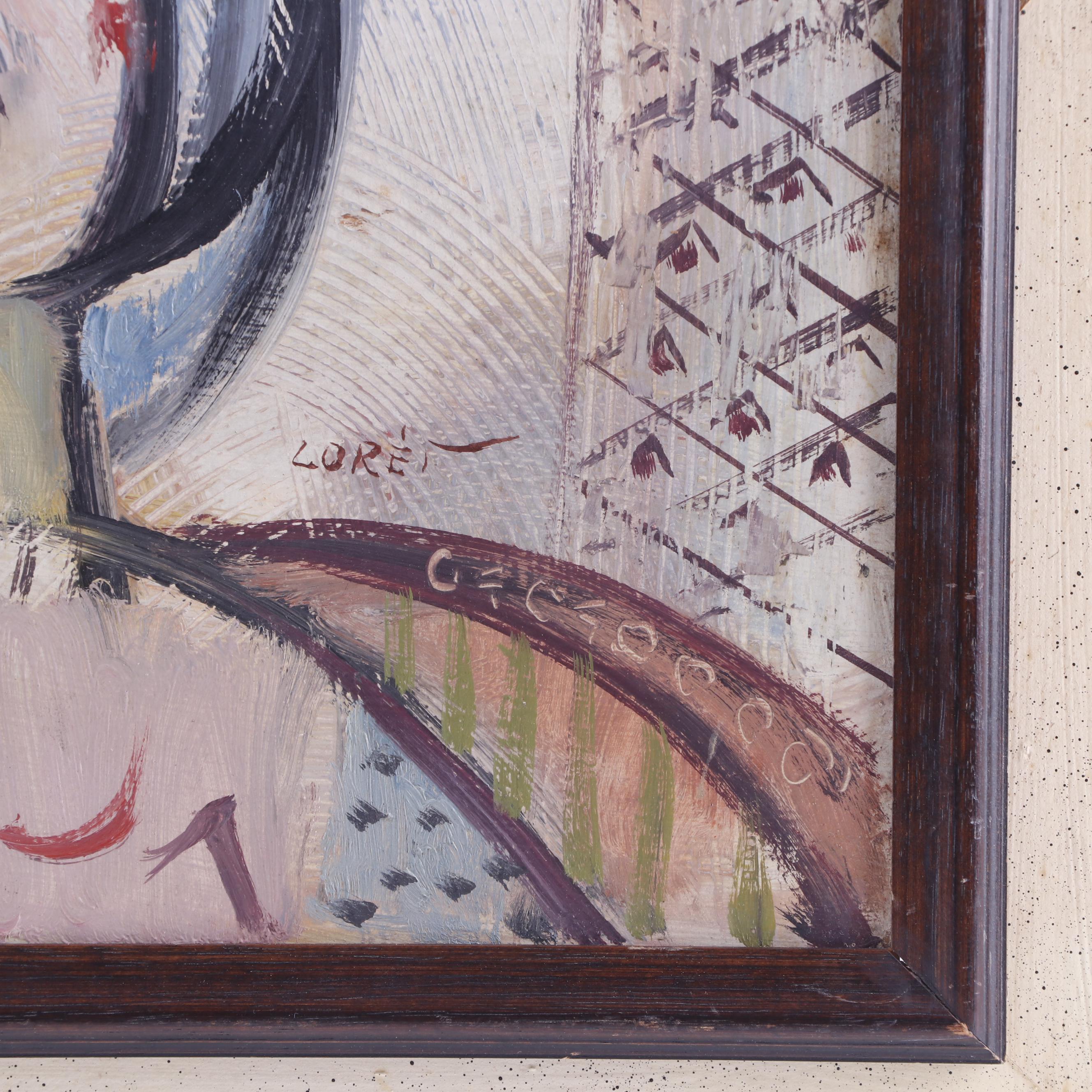 Lorét Oil Painting Portrait of Two Women