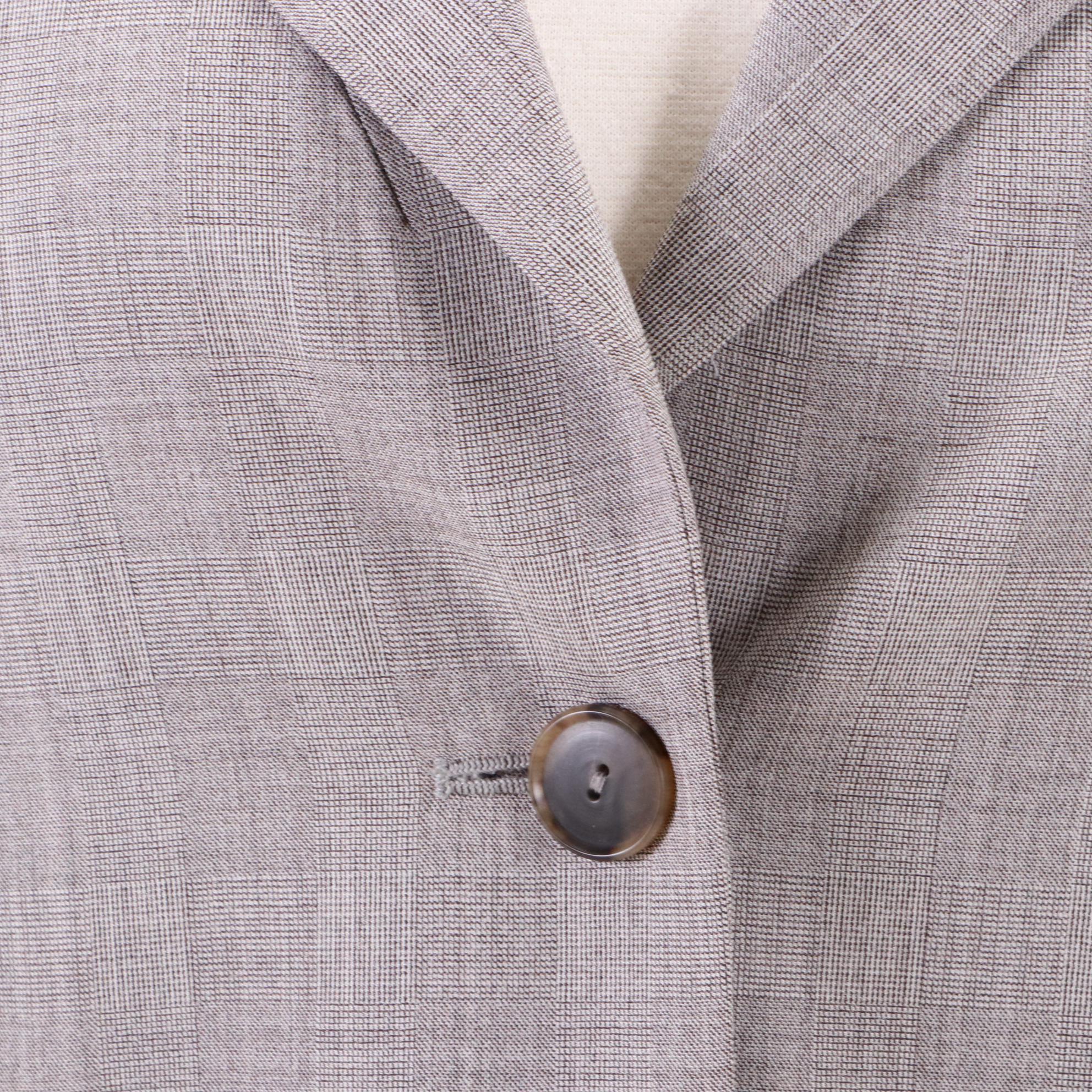 Agnona Wool Blend Sleeveless Black Dress and AKRIS Bergdorf Goodman Pantsuit