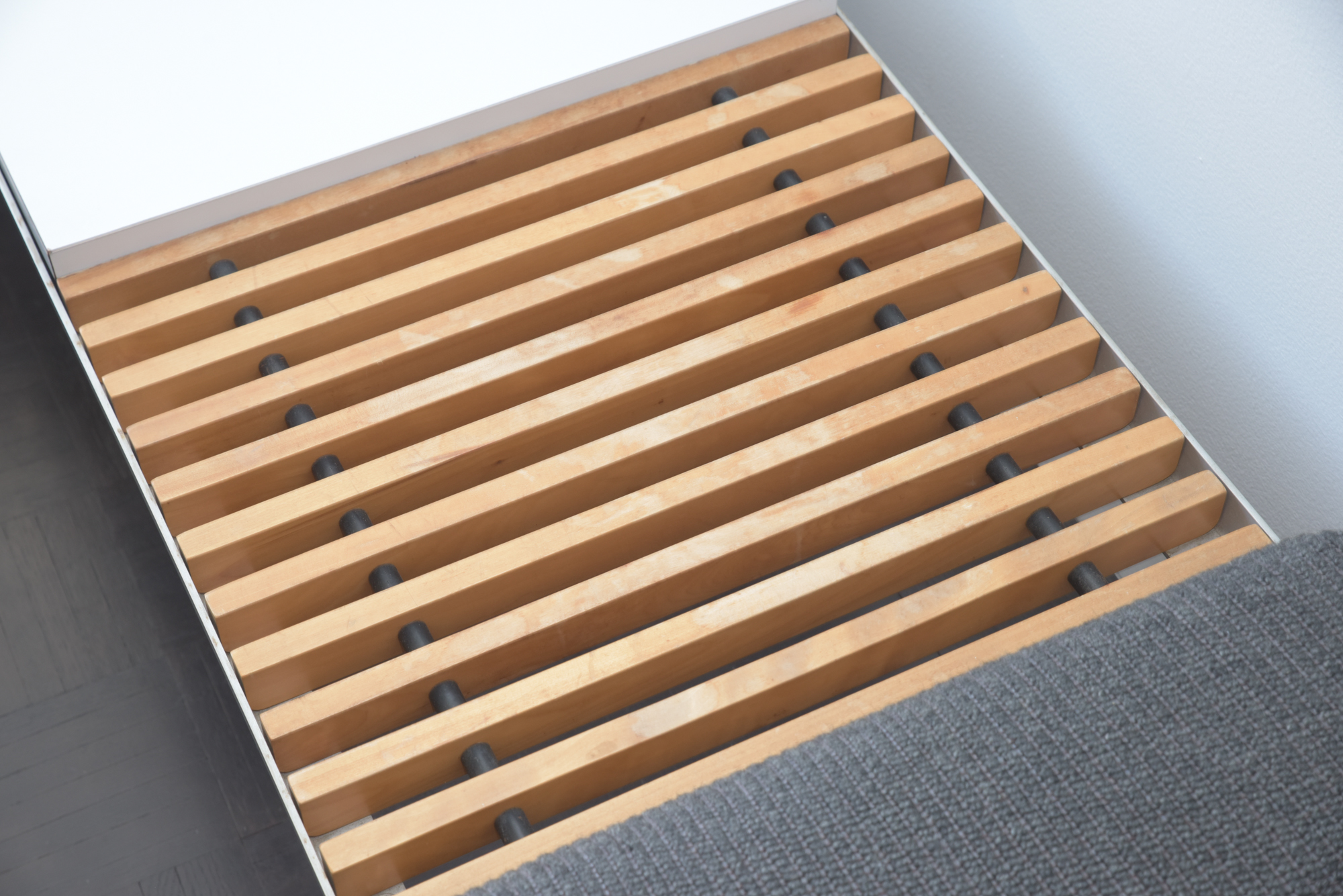 Mid Century Modern Style Metal and Wooden Entryway Bench, 21st Century