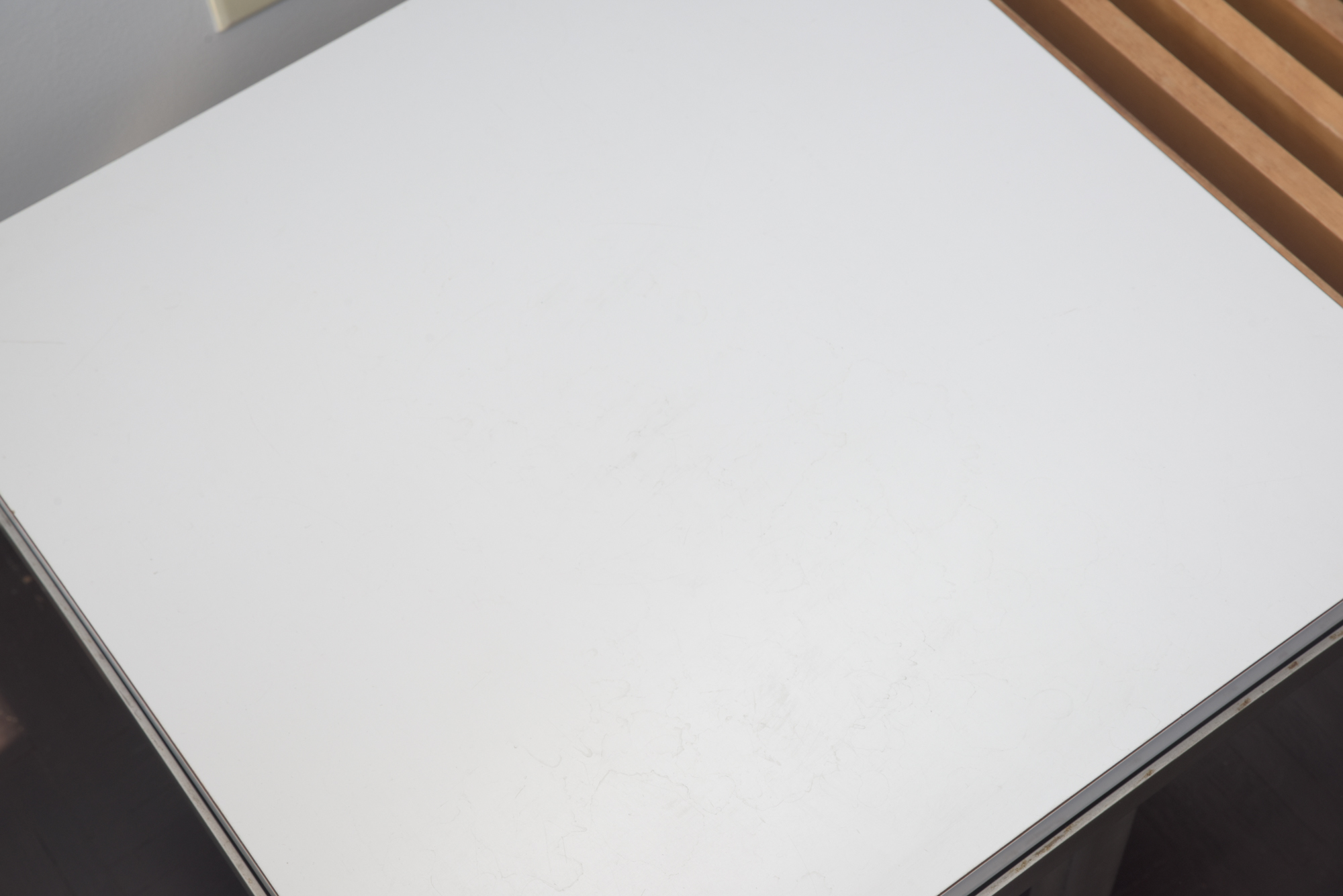 Mid Century Modern Style Metal and Wooden Entryway Bench, 21st Century