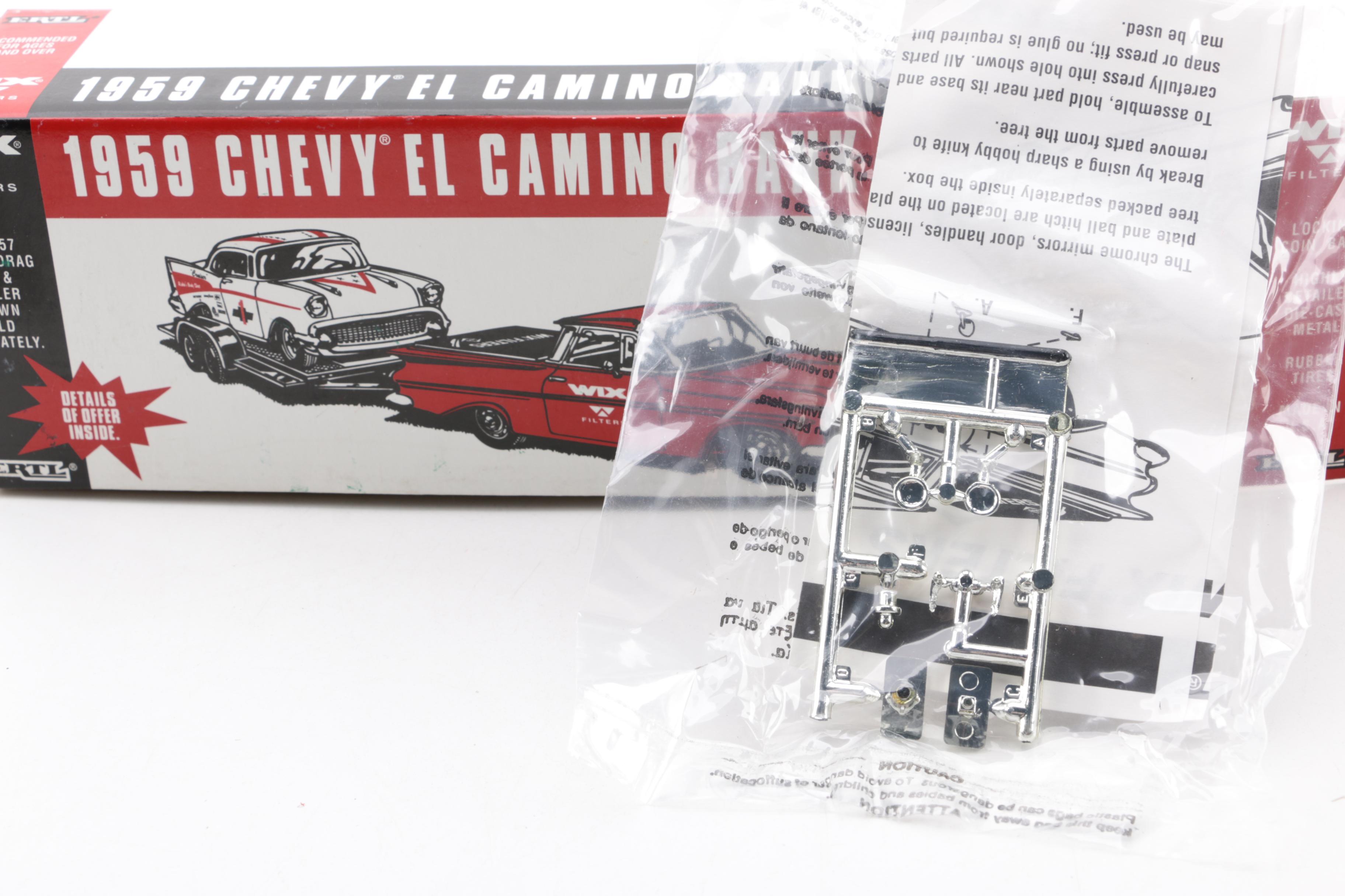 Ertl 1966 Fairlane GT/A Die-Cast Car with 1959 Chevrolet El Camino Bank