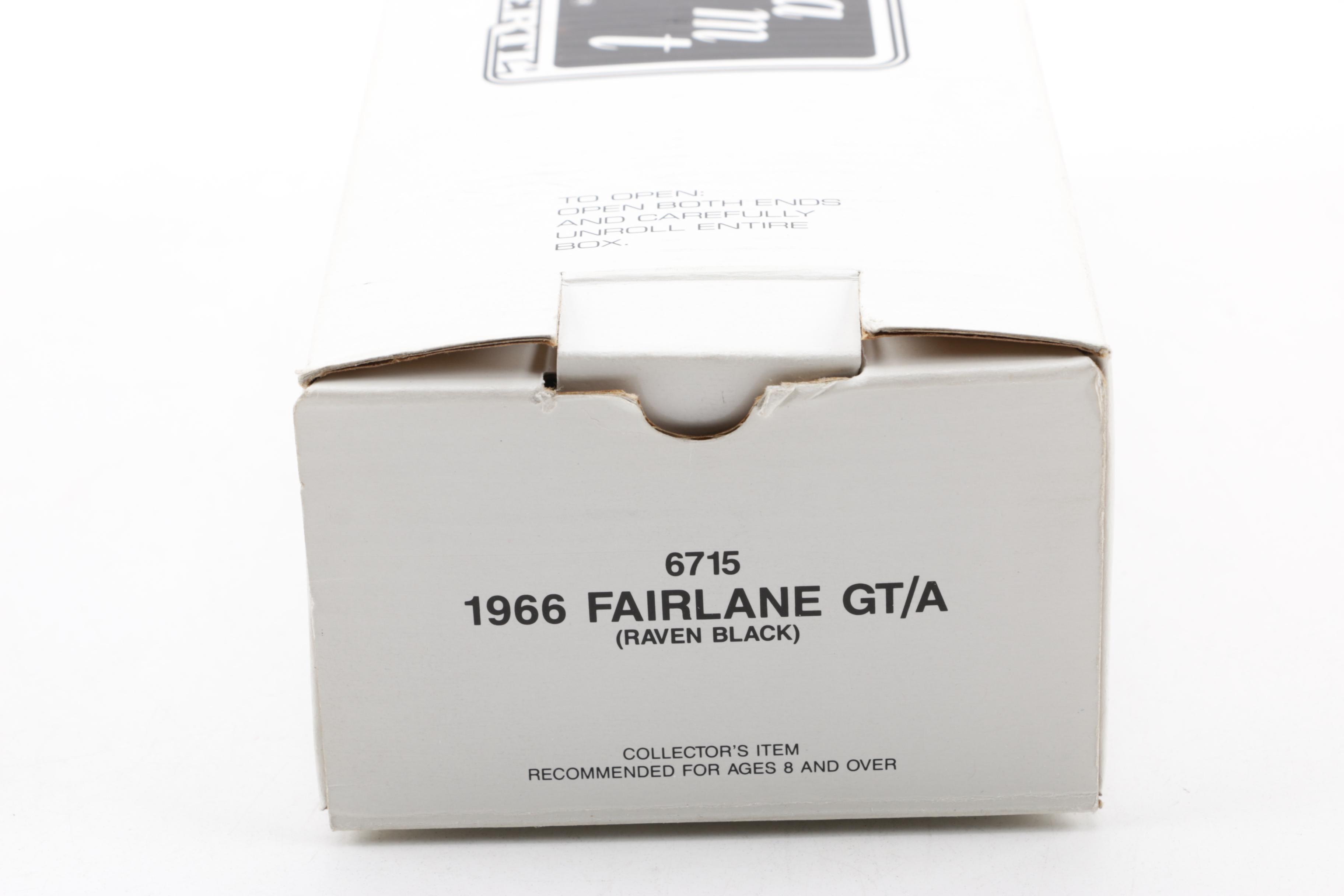 Ertl 1966 Fairlane GT/A Die-Cast Car with 1959 Chevrolet El Camino Bank