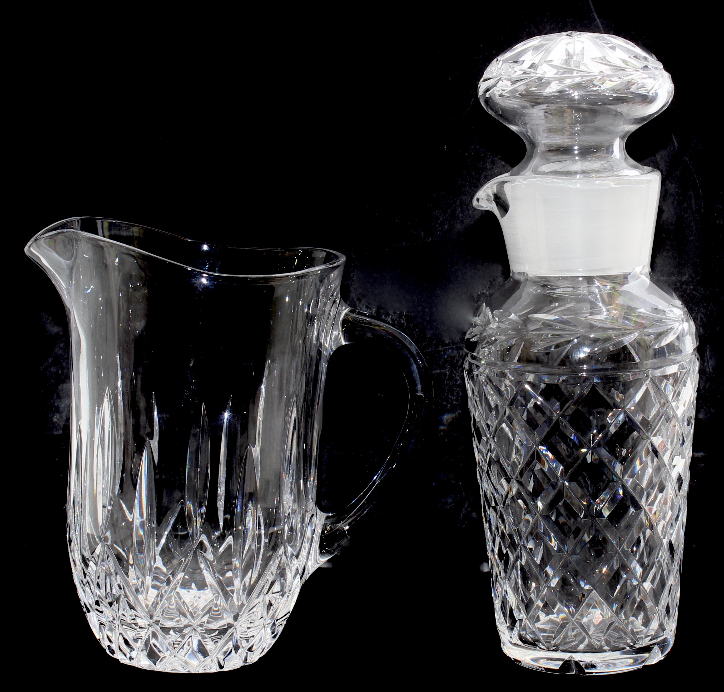 Waterford Crystal "Glandore" Cocktail Shaker with Assorted Barware