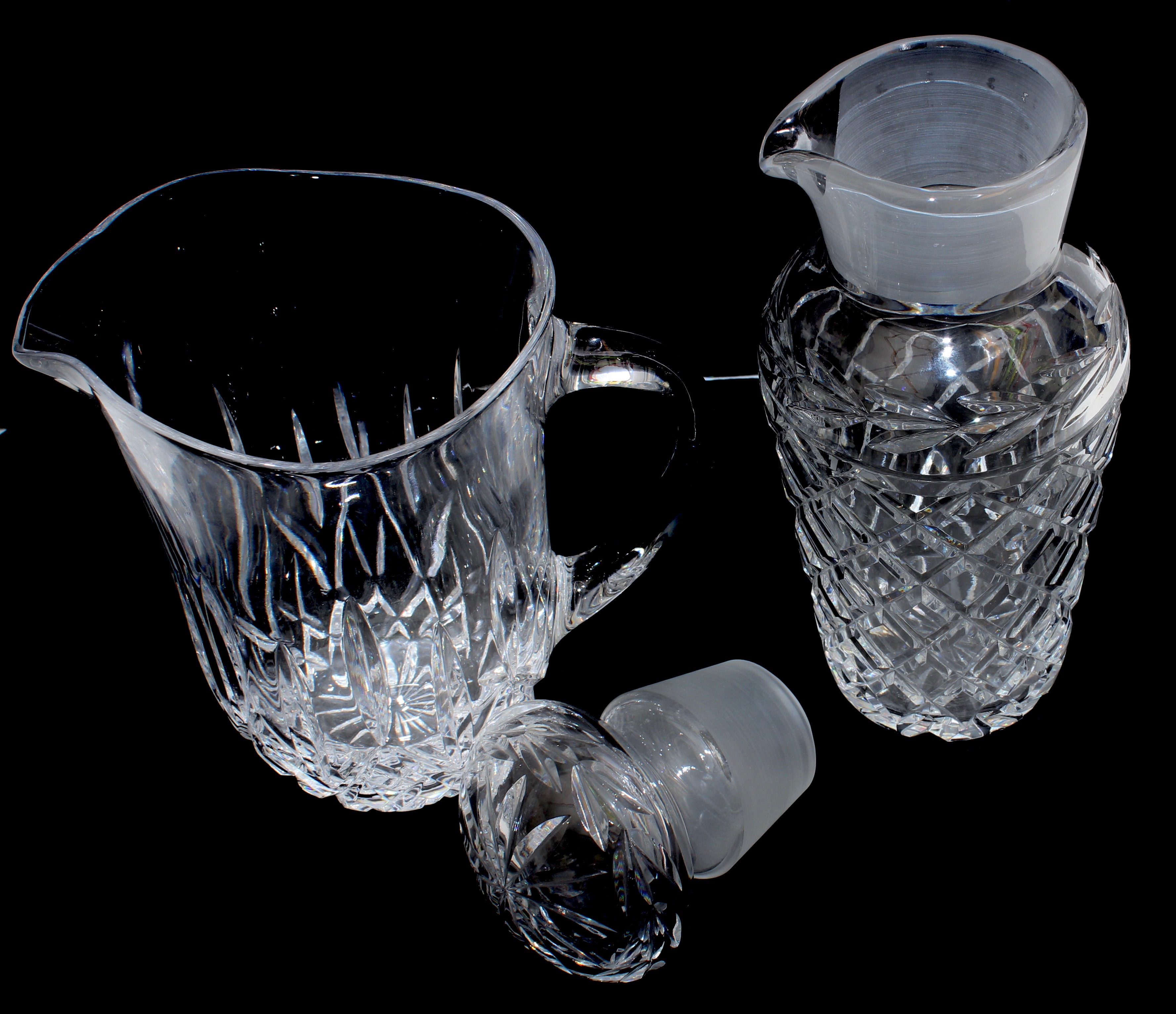 Waterford Crystal "Glandore" Cocktail Shaker with Assorted Barware