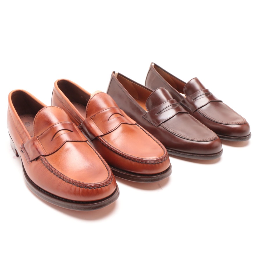 Men's Salvatore Ferragamo and Allen Edmonds Leather Loafers