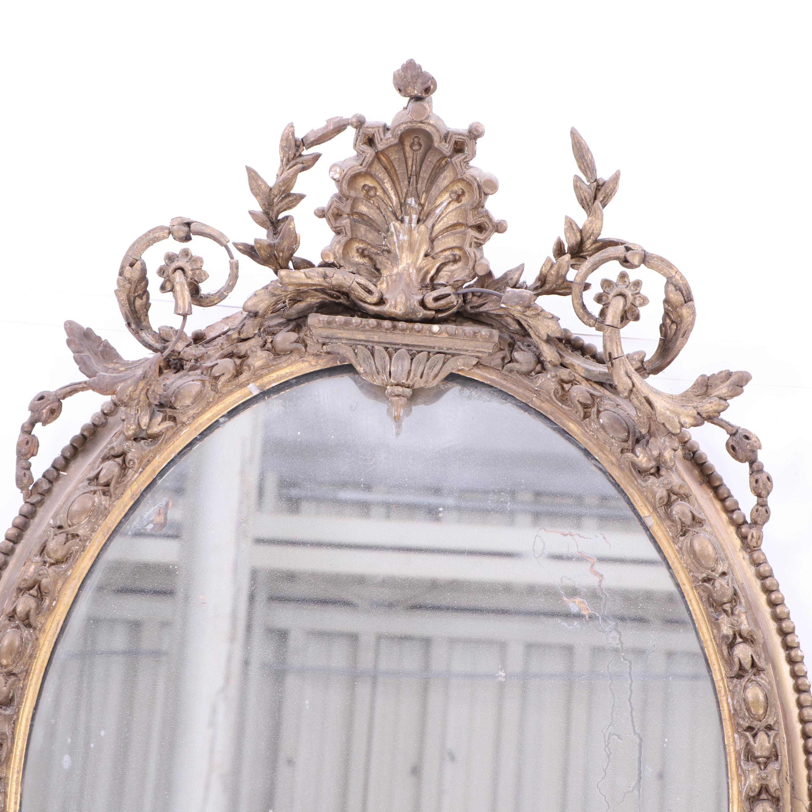 Pair of Victorian Gilt Composition Girandoles, Circa 1880