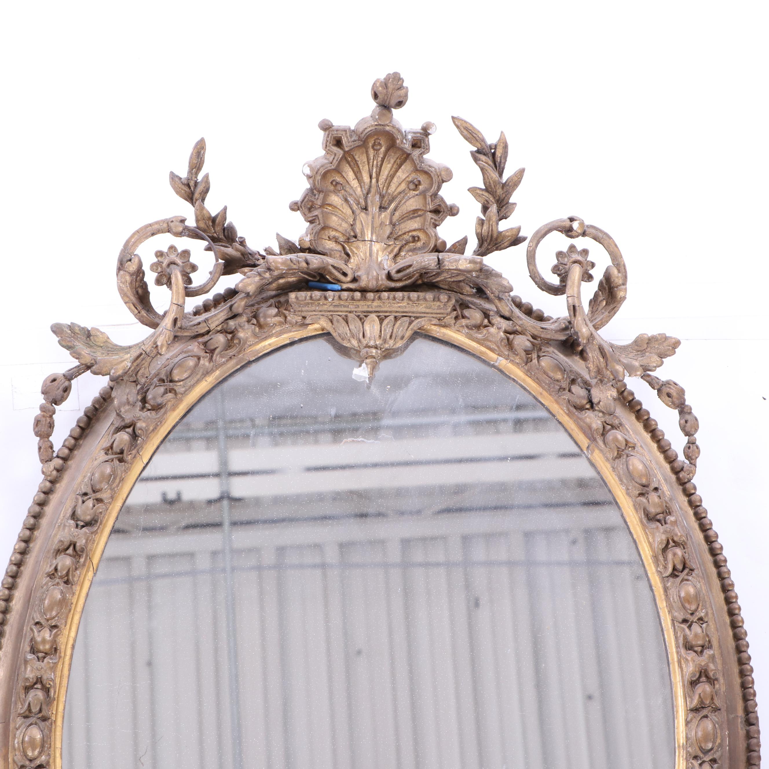 Pair of Victorian Gilt Composition Girandoles, Circa 1880