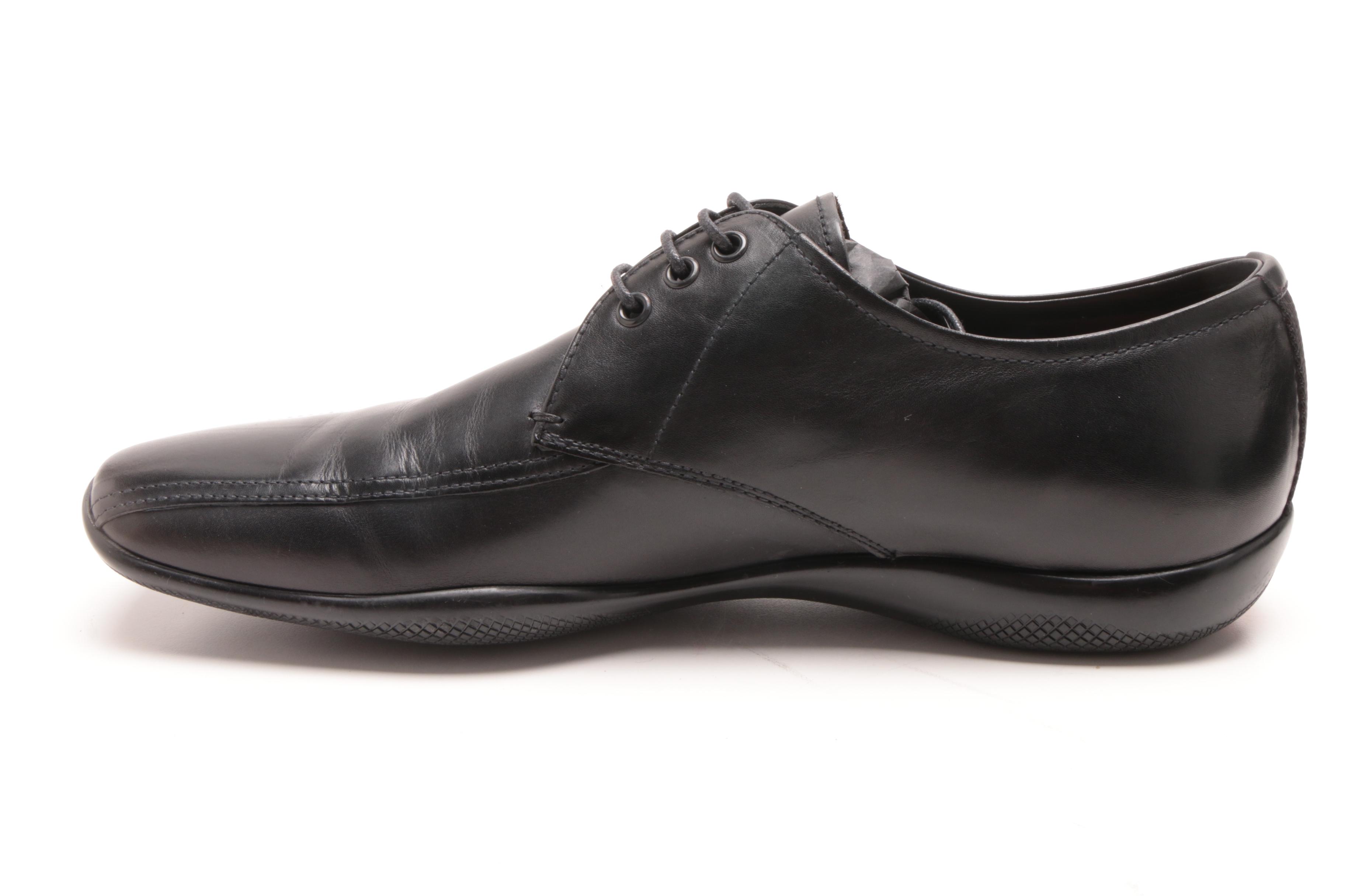 Prada Leather Luxury Calf Dress Shoes and Castoro Light Sneakers