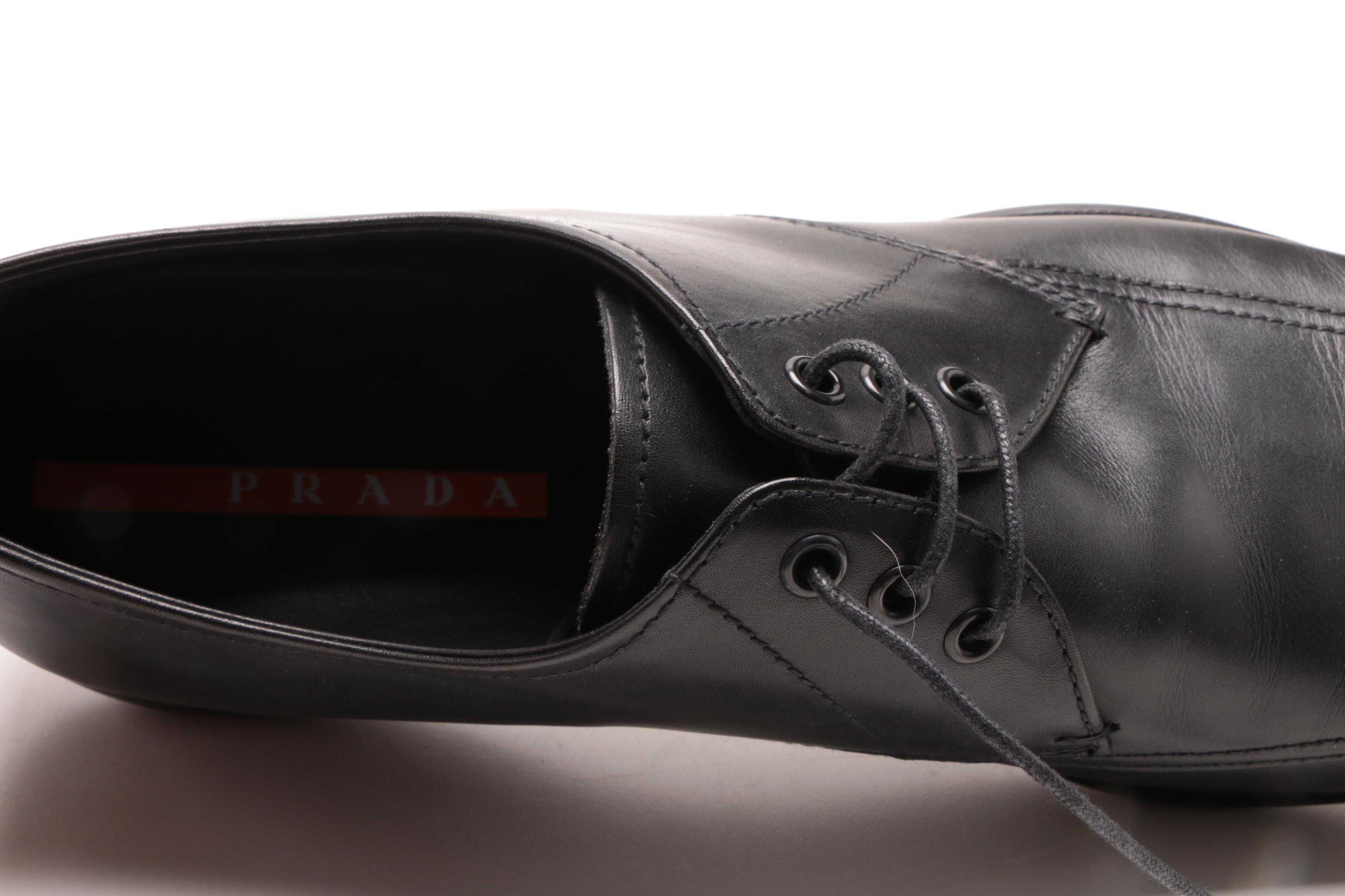 Prada Leather Luxury Calf Dress Shoes and Castoro Light Sneakers