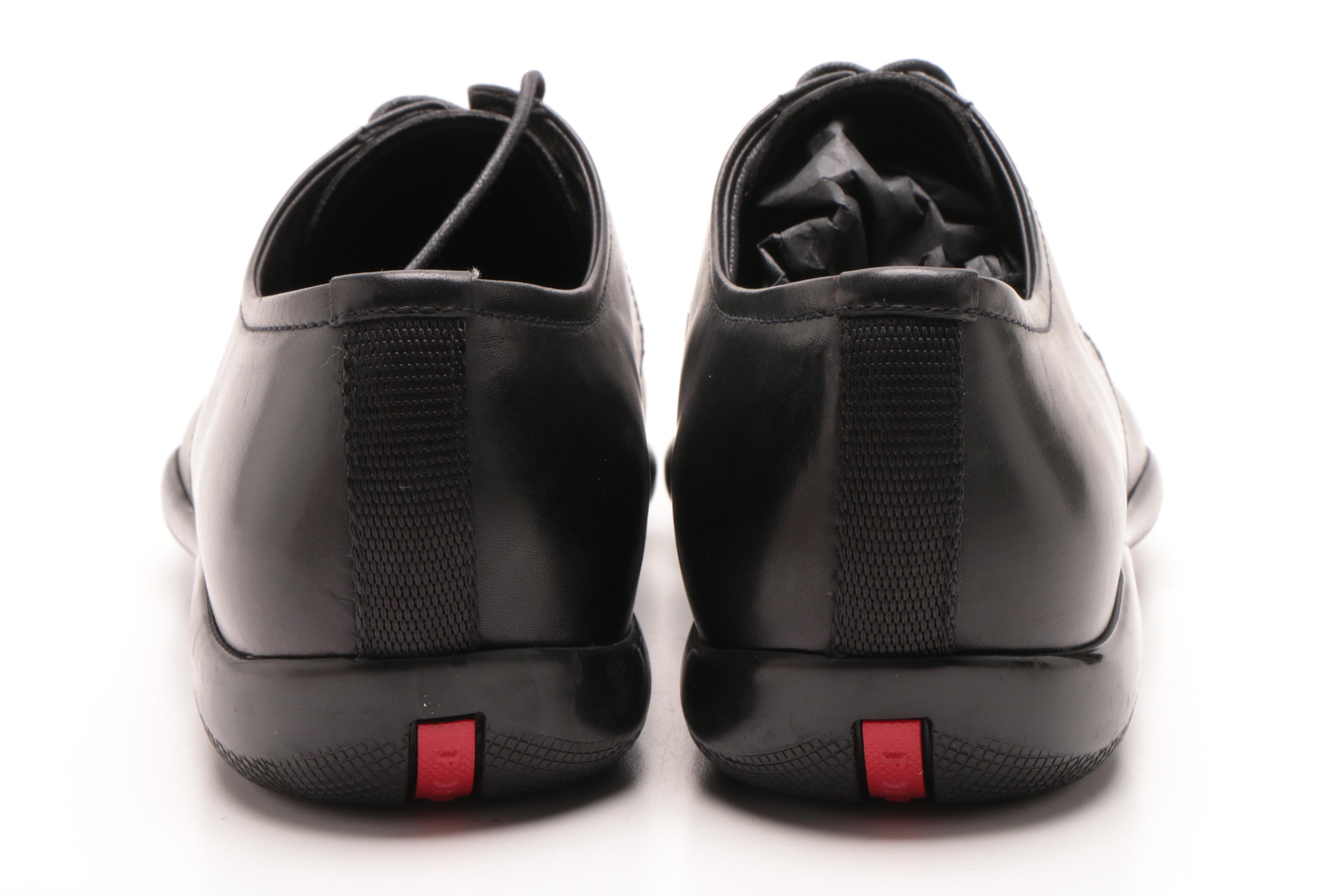 Prada Leather Luxury Calf Dress Shoes and Castoro Light Sneakers