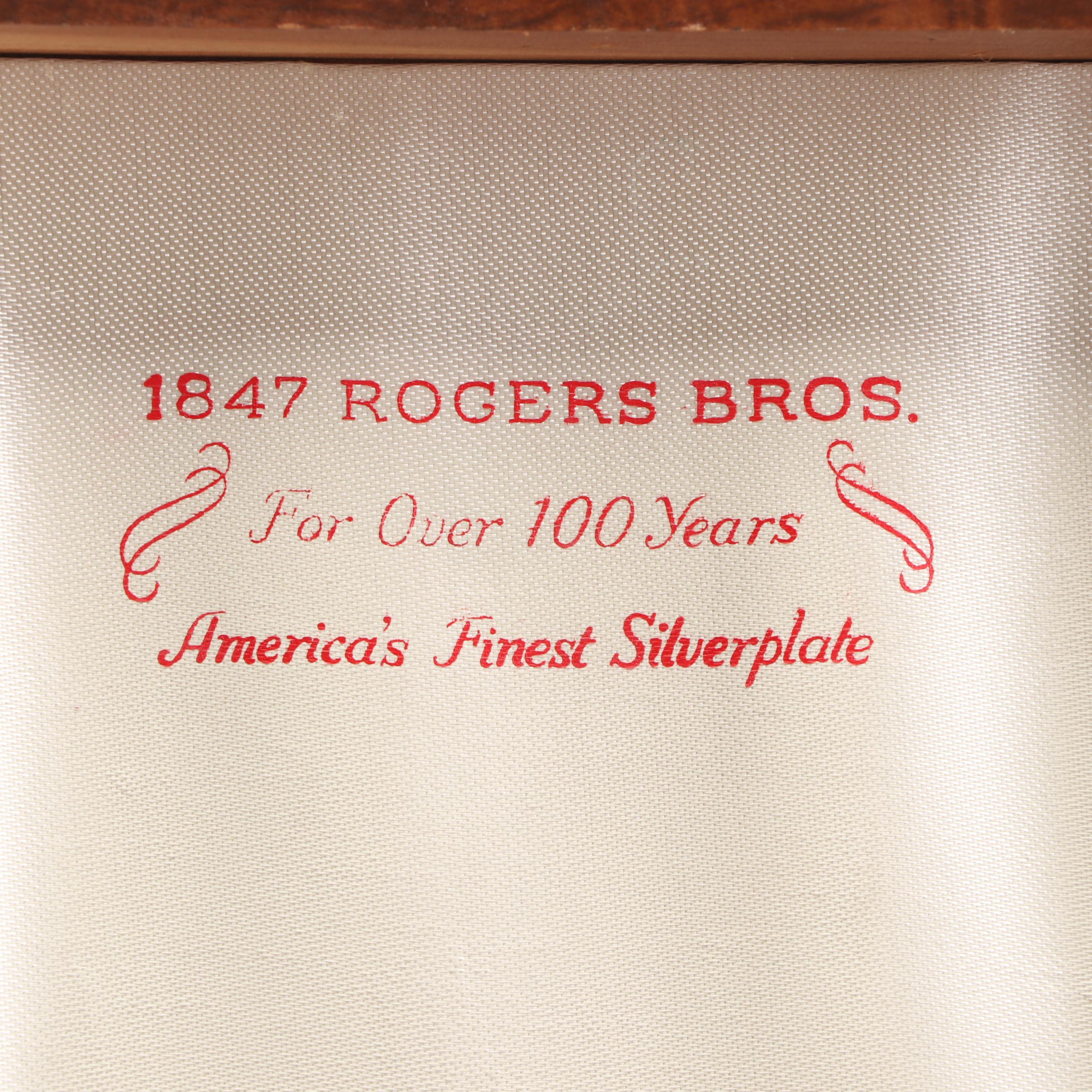 Gerber "Miming" Steak Knives with Other Flatware and 1847 Rogers Bros. Chest