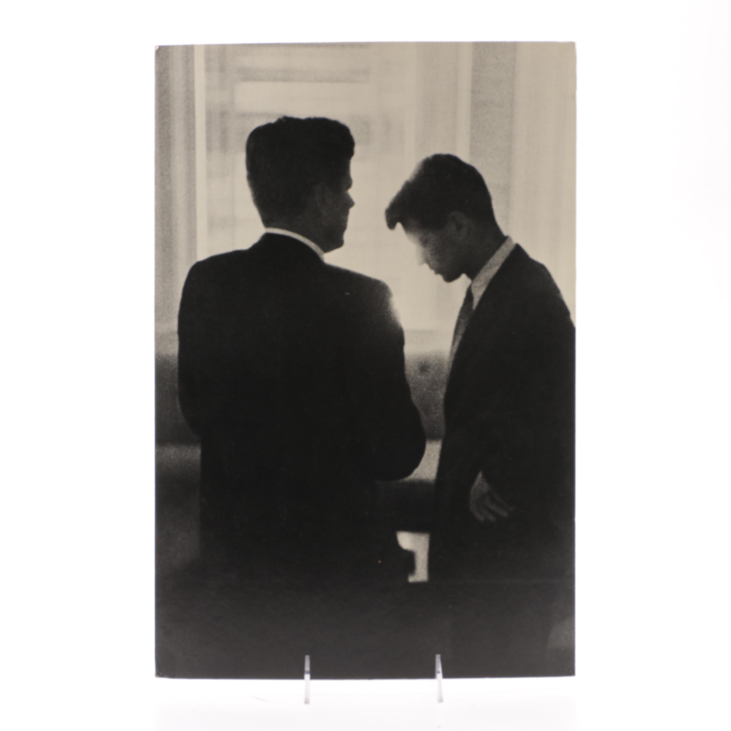 Halftone after Jacques Lowe "Brothers" of John and Robert Kennedy