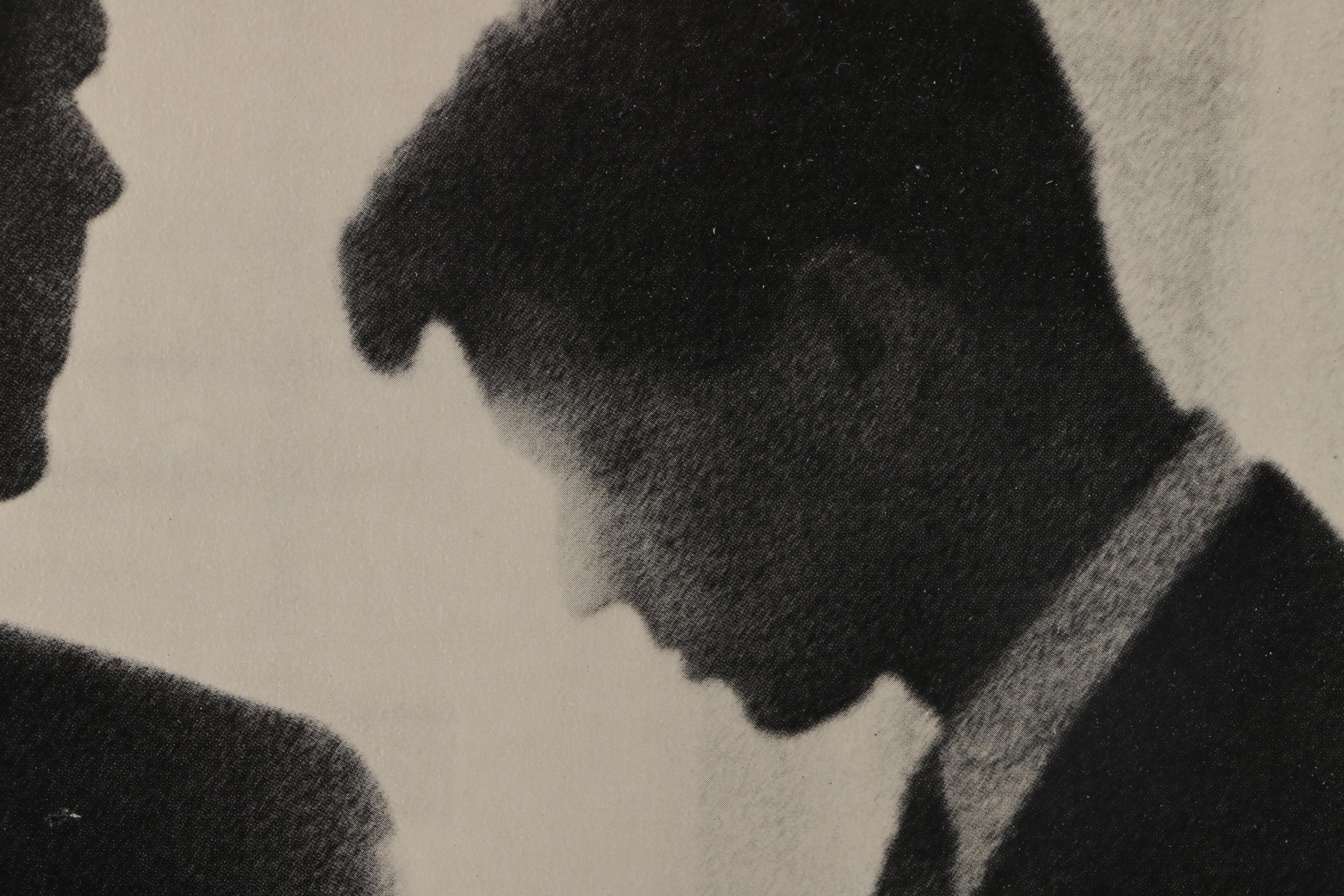 Halftone after Jacques Lowe "Brothers" of John and Robert Kennedy