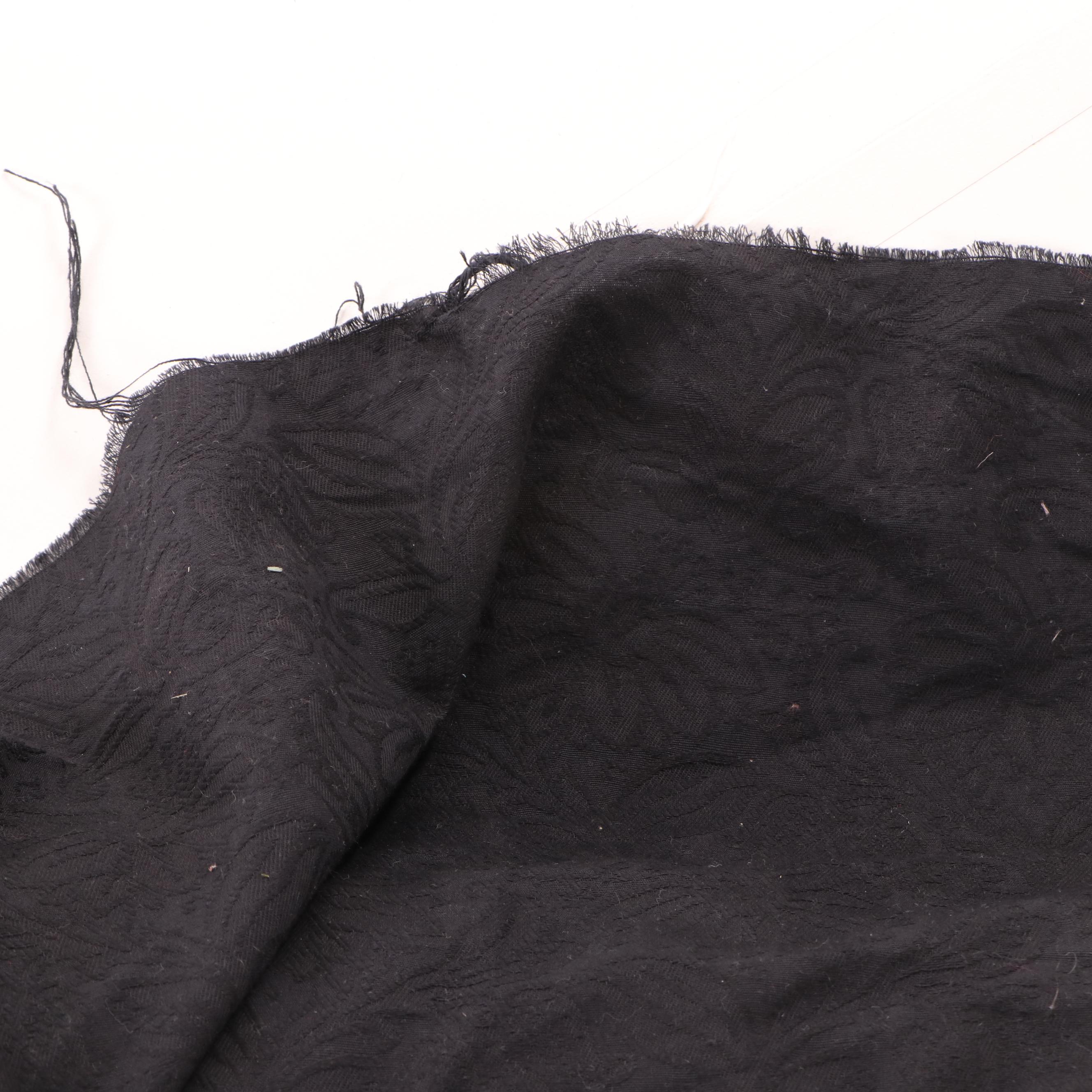 Black Upholstery Fabric Bolt