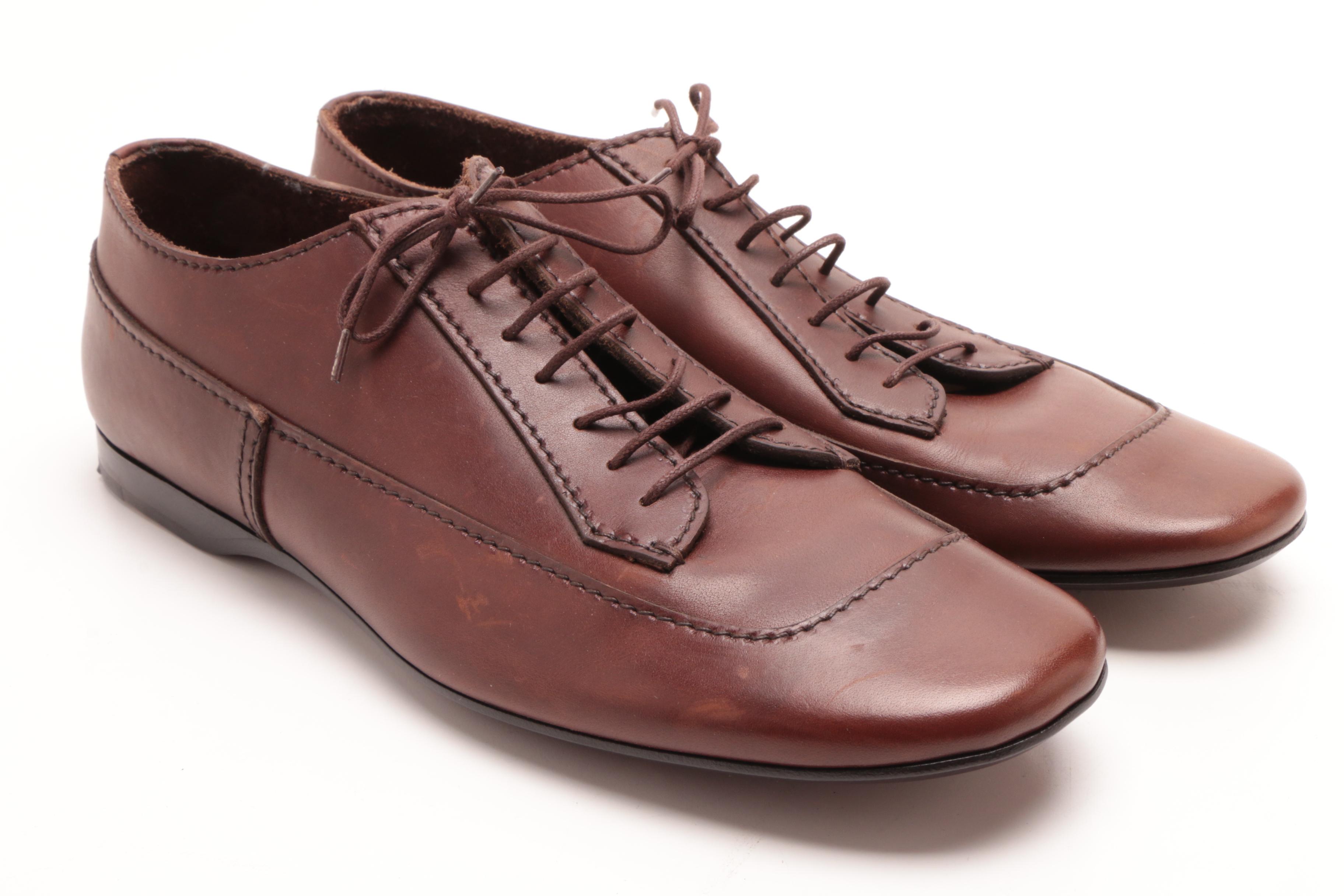 Men's Prada Leather Dress Shoes and Loro Piana Canvas and Leather Sneakers