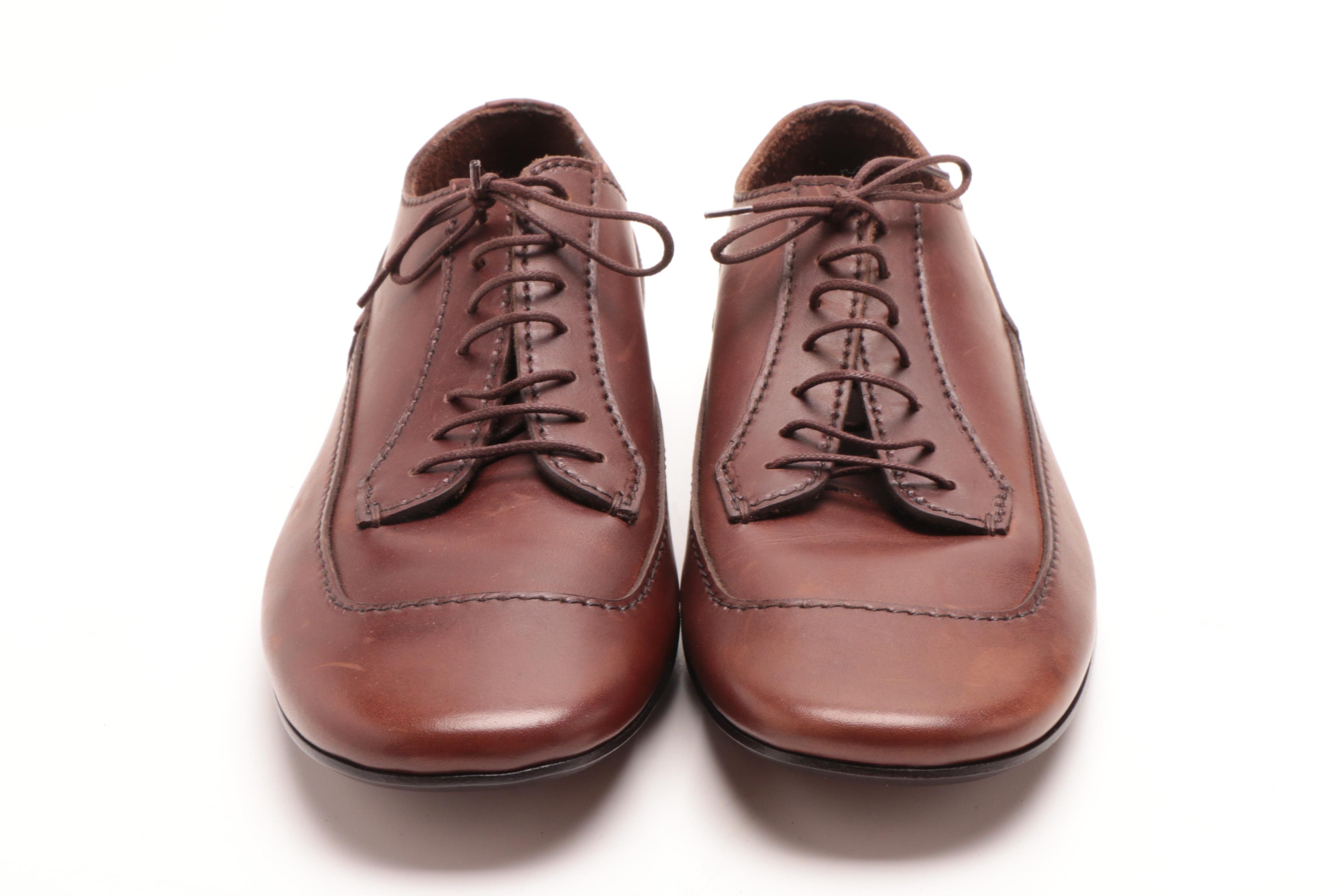 Men's Prada Leather Dress Shoes and Loro Piana Canvas and Leather Sneakers