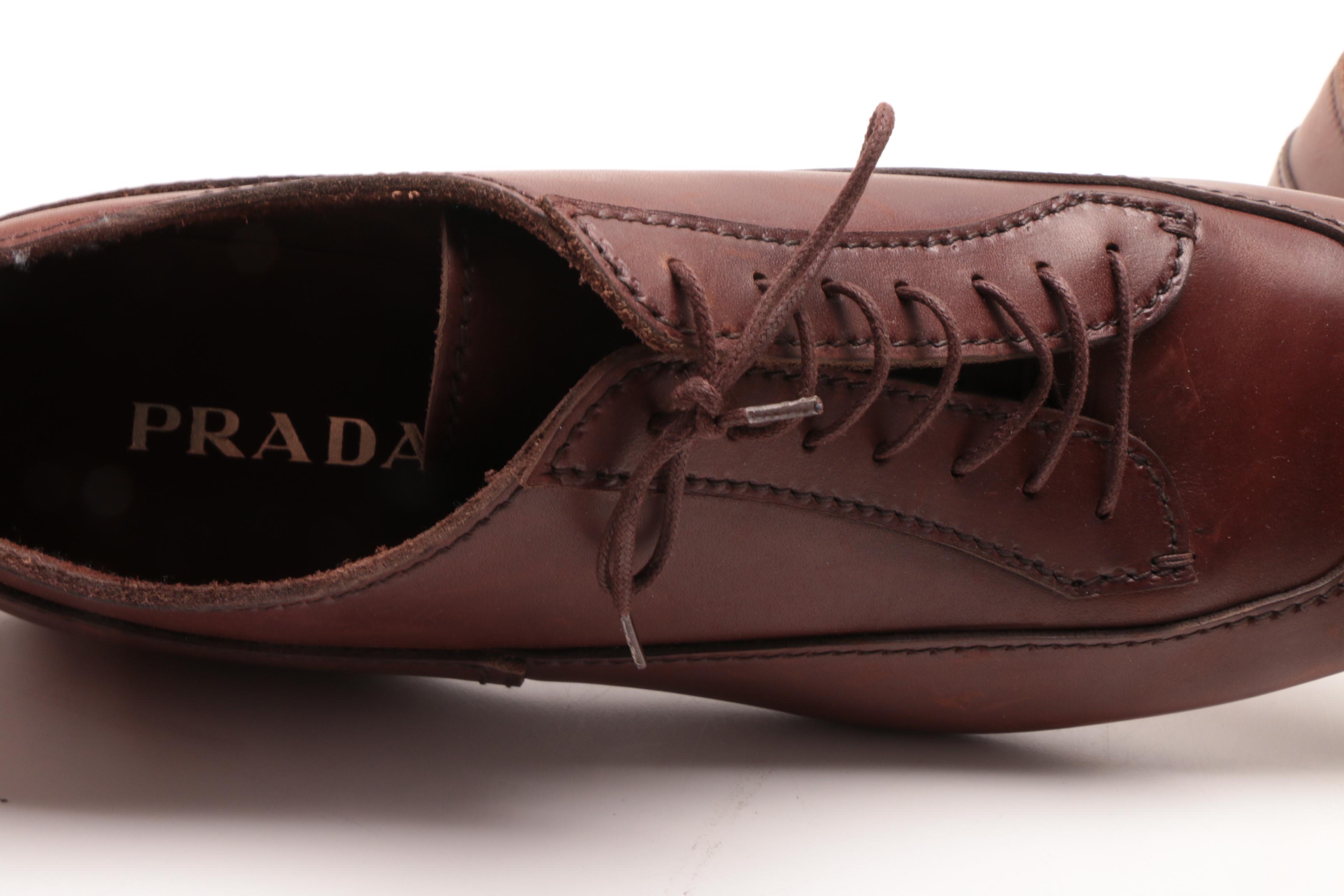 Men's Prada Leather Dress Shoes and Loro Piana Canvas and Leather Sneakers