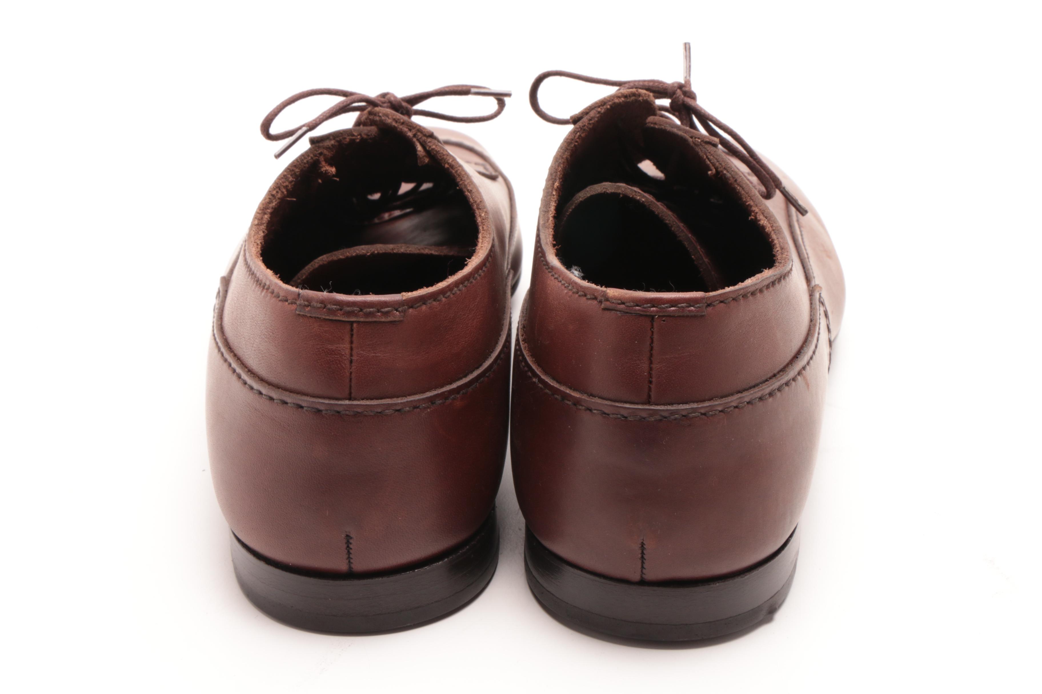 Men's Prada Leather Dress Shoes and Loro Piana Canvas and Leather Sneakers