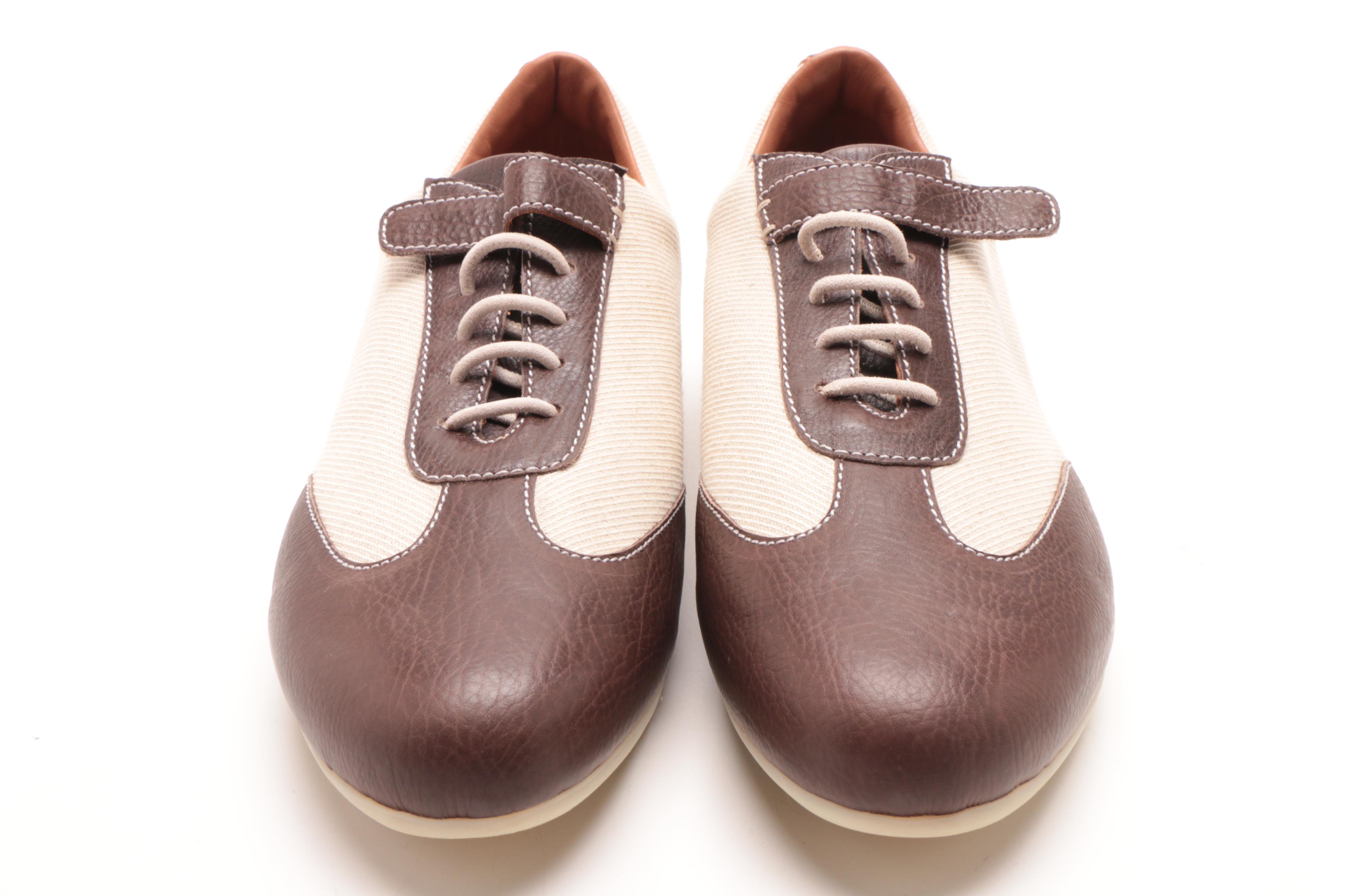 Men's Prada Leather Dress Shoes and Loro Piana Canvas and Leather Sneakers