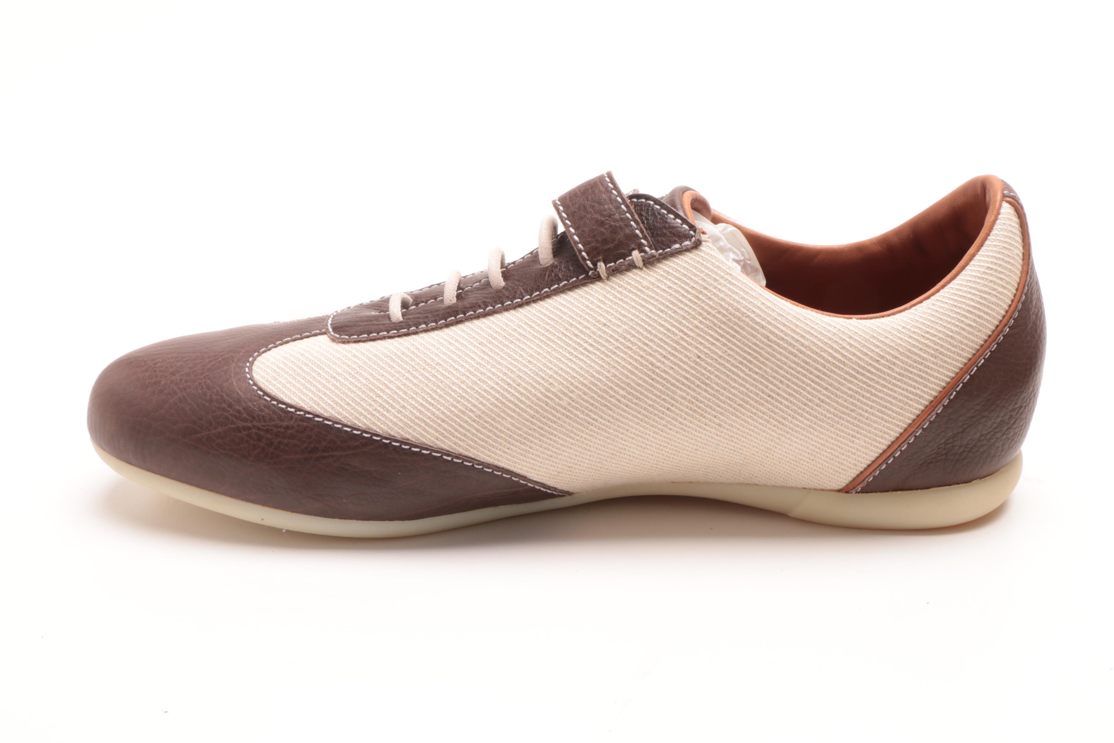 Men's Prada Leather Dress Shoes and Loro Piana Canvas and Leather Sneakers