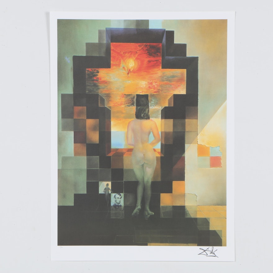 2002 Offset Lithograph after Salvador Dali "Lincoln in Dalivision"
