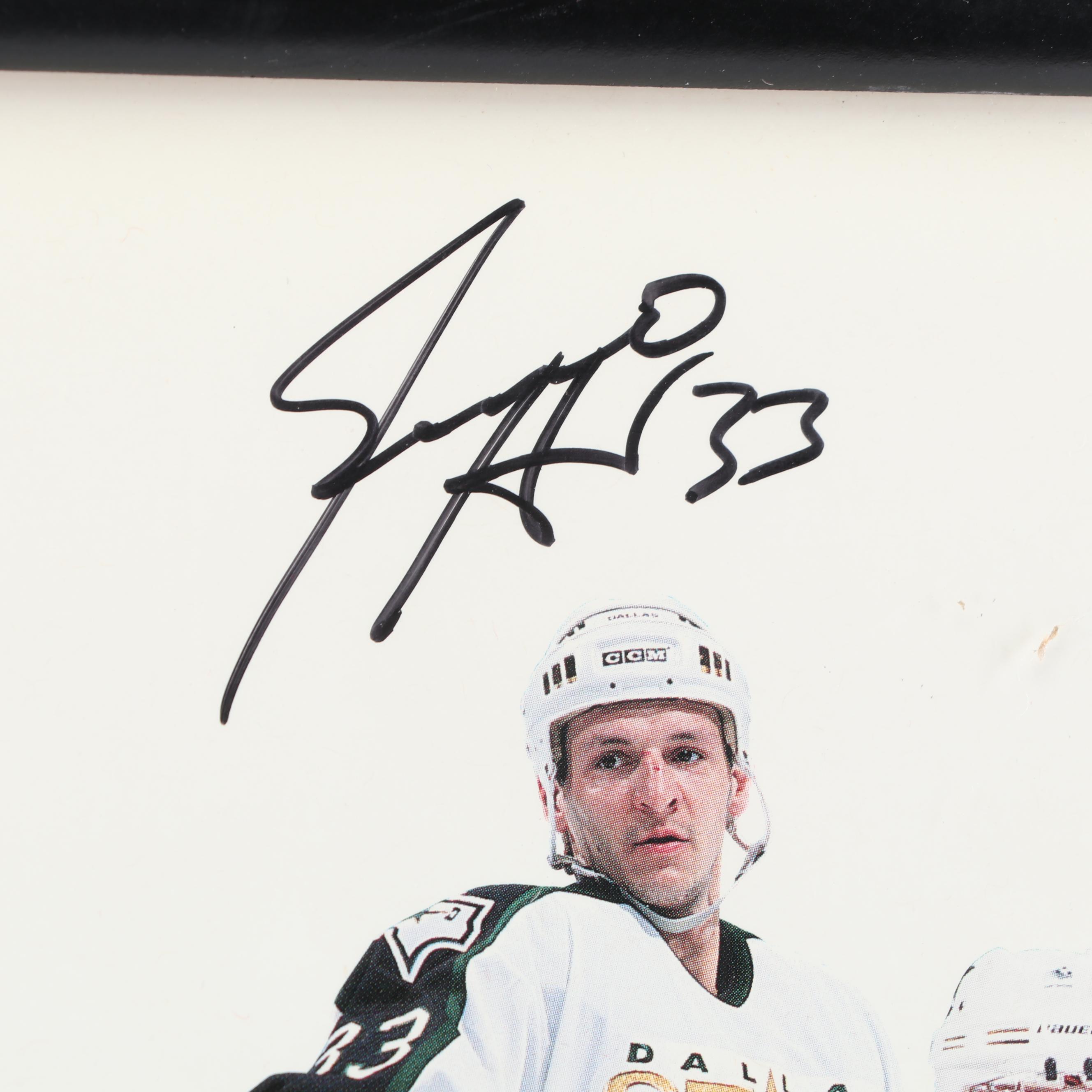 Autographed Dallas Stars 1997-1998 Team Photo including Ed Belfour