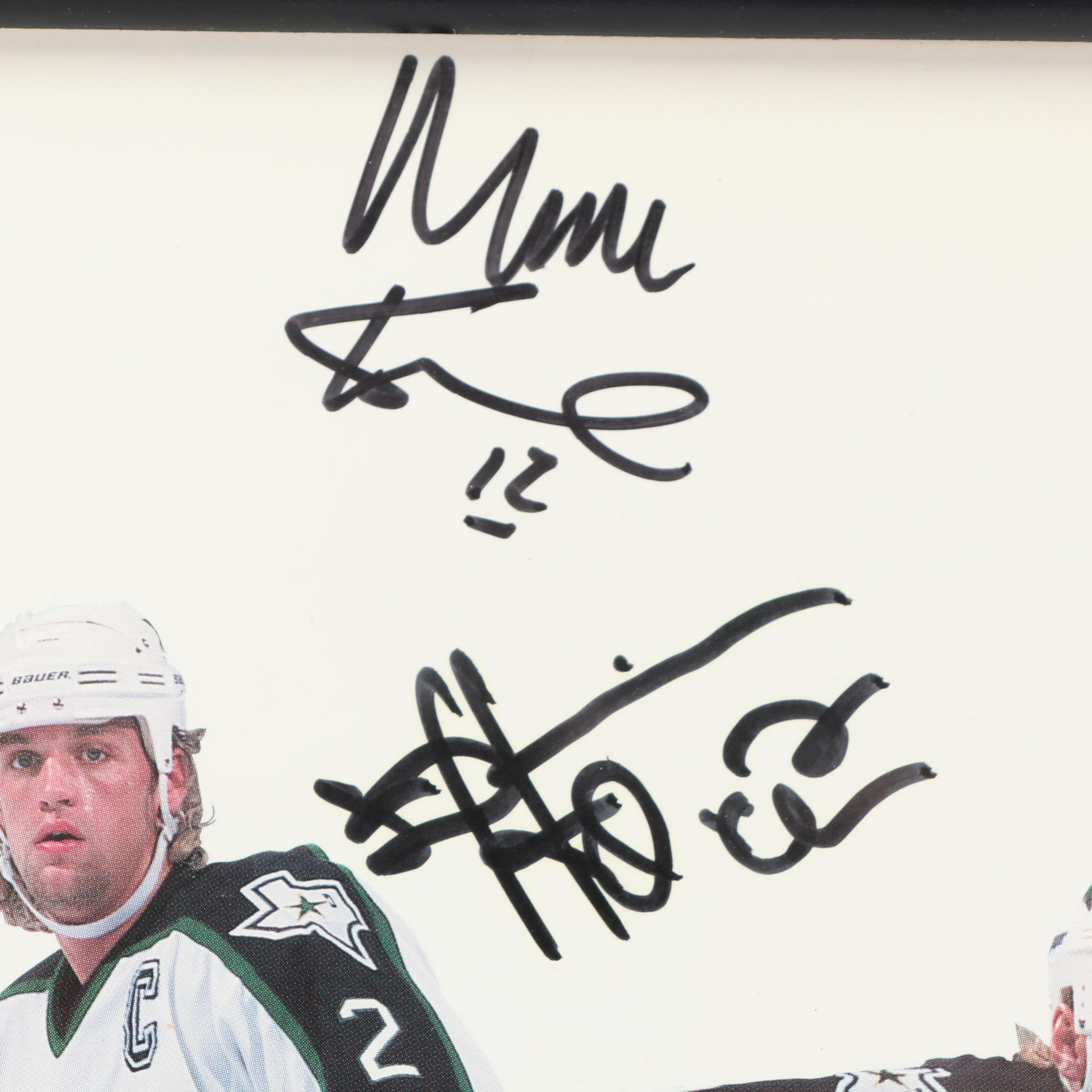 Autographed Dallas Stars 1997-1998 Team Photo including Ed Belfour