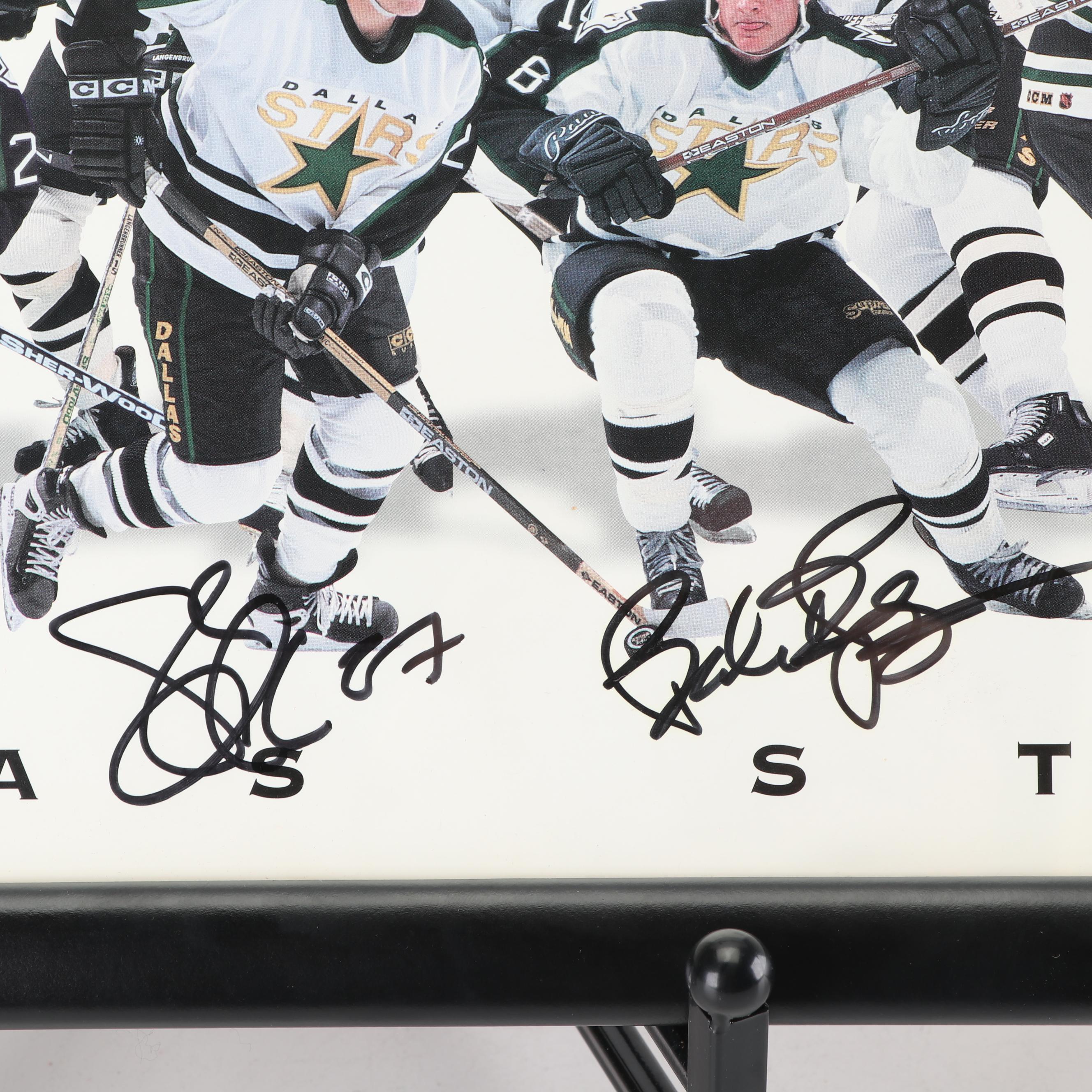 Autographed Dallas Stars 1997-1998 Team Photo including Ed Belfour