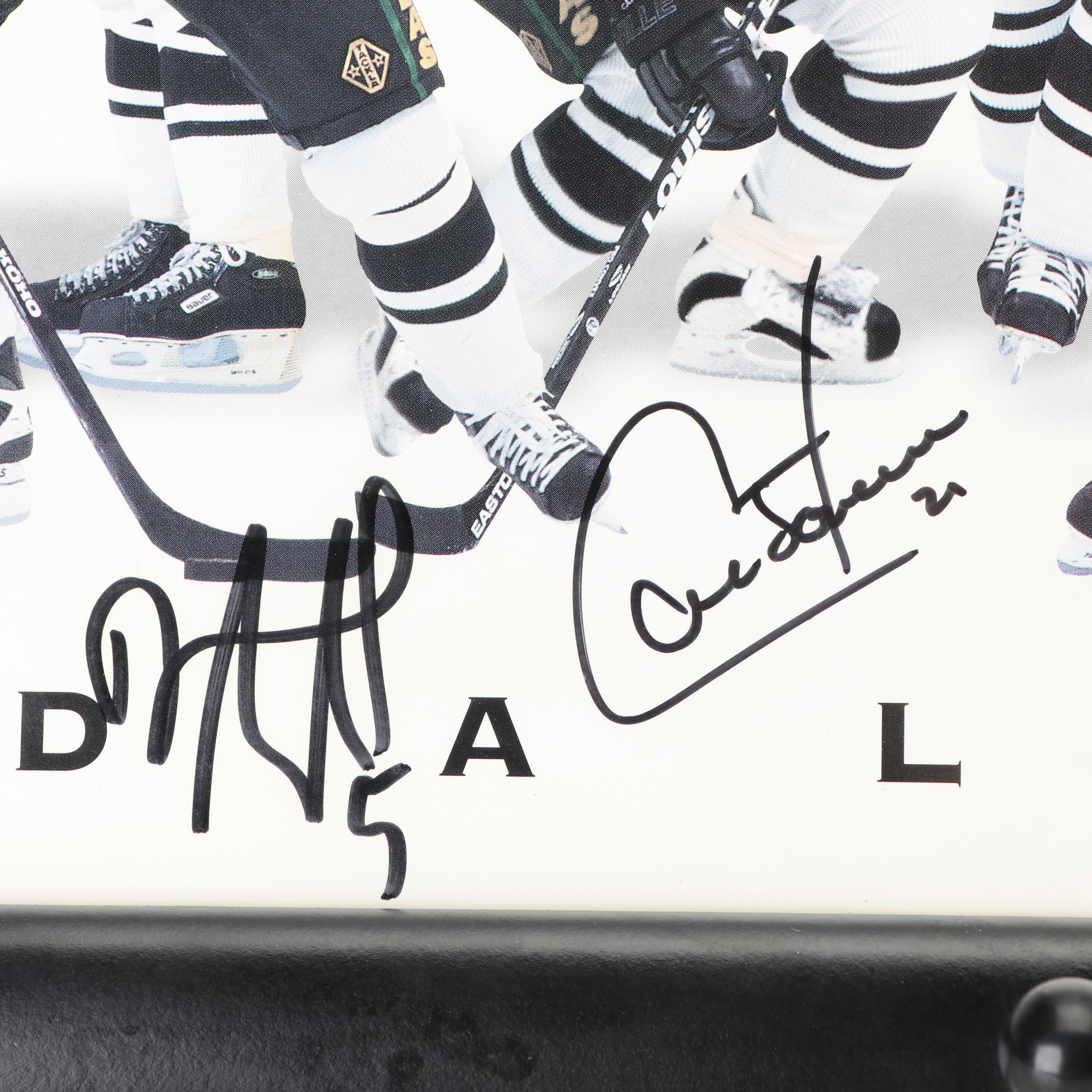 Autographed Dallas Stars 1997-1998 Team Photo including Ed Belfour