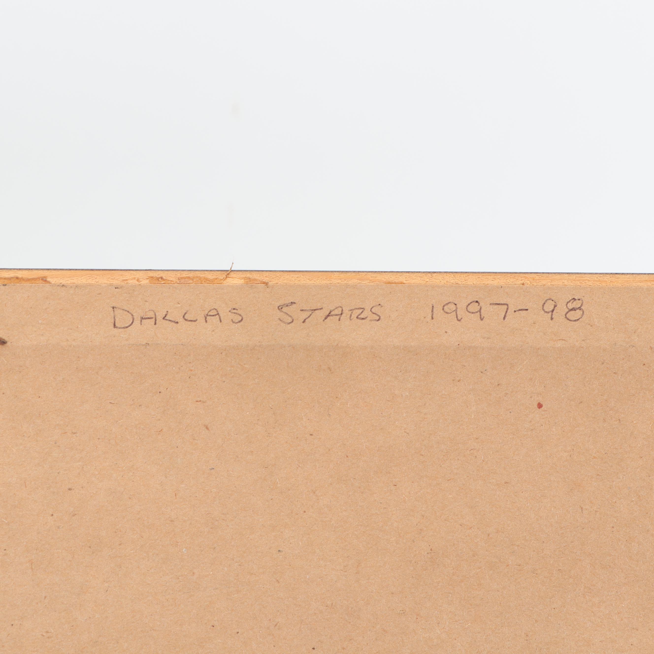 Autographed Dallas Stars 1997-1998 Team Photo including Ed Belfour