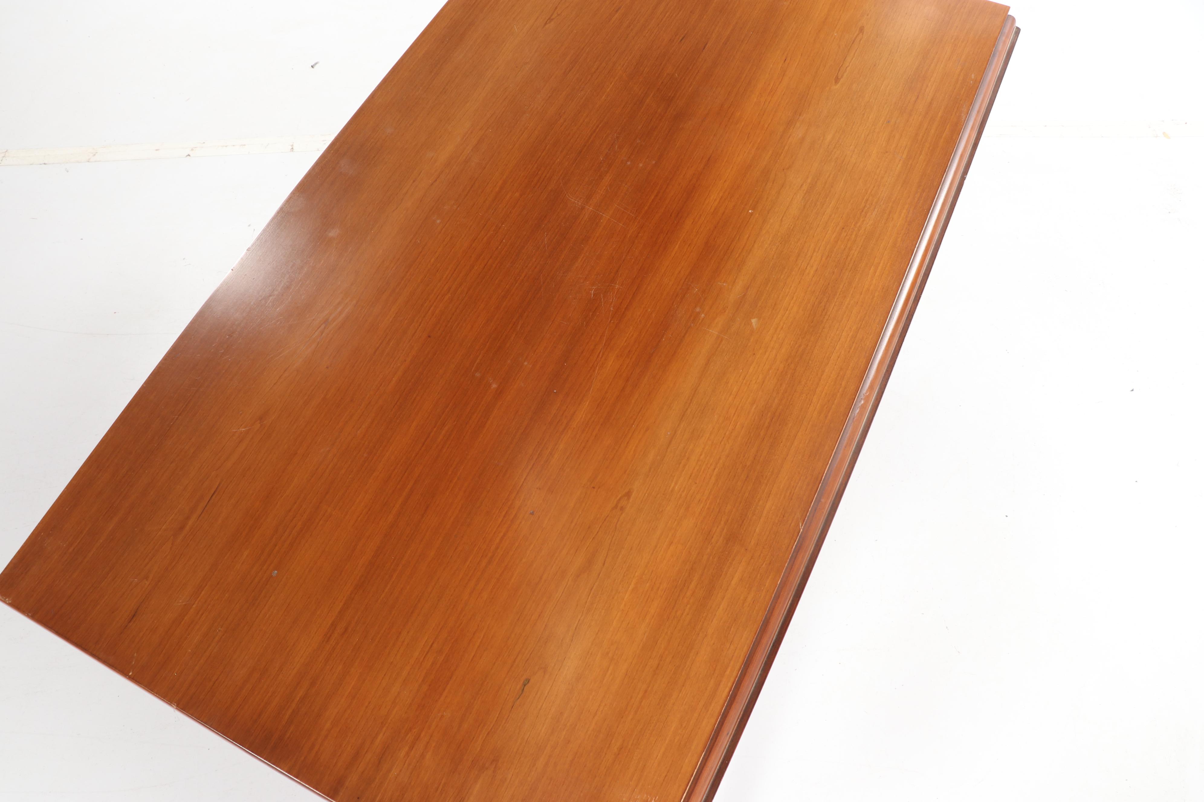 Mid Century Modern Dining Table and Chairs by Broyhill and Jasper Chair, 20th C.