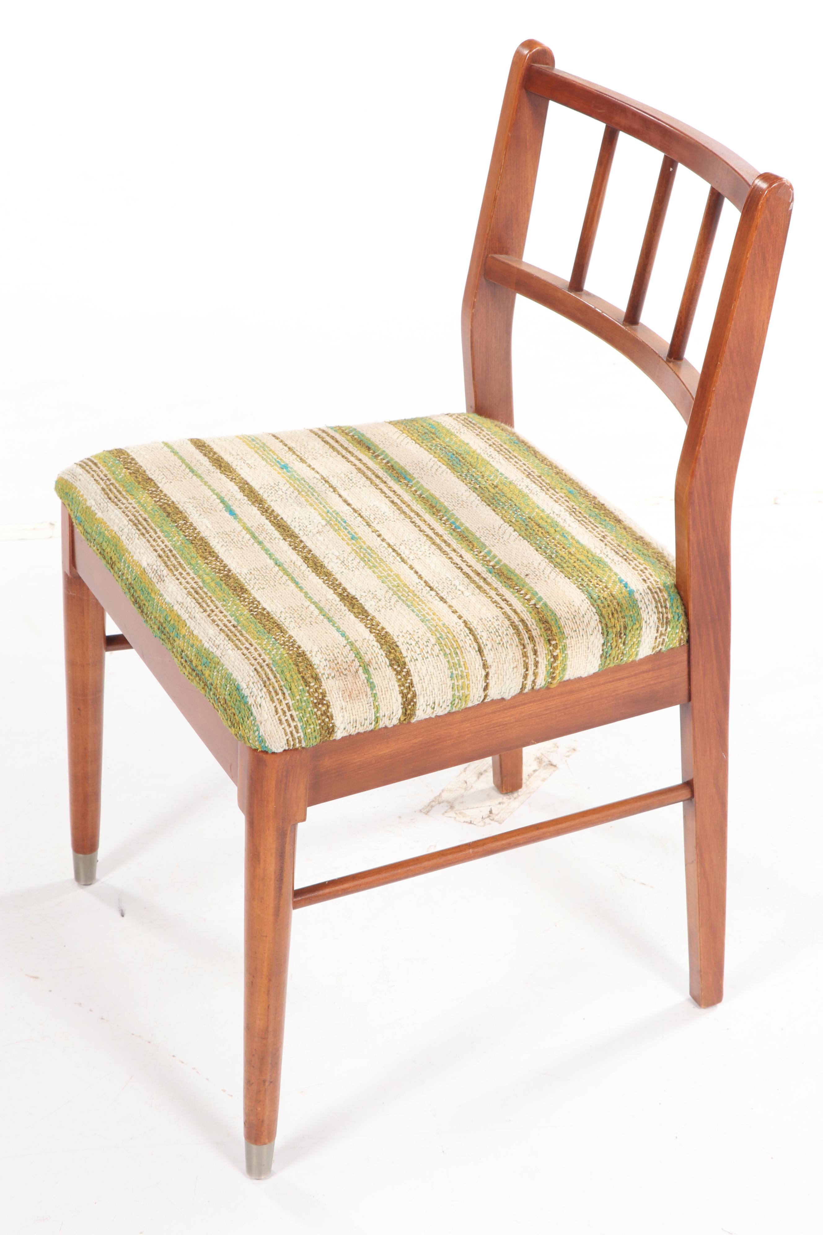 Mid Century Modern Dining Table and Chairs by Broyhill and Jasper Chair, 20th C.