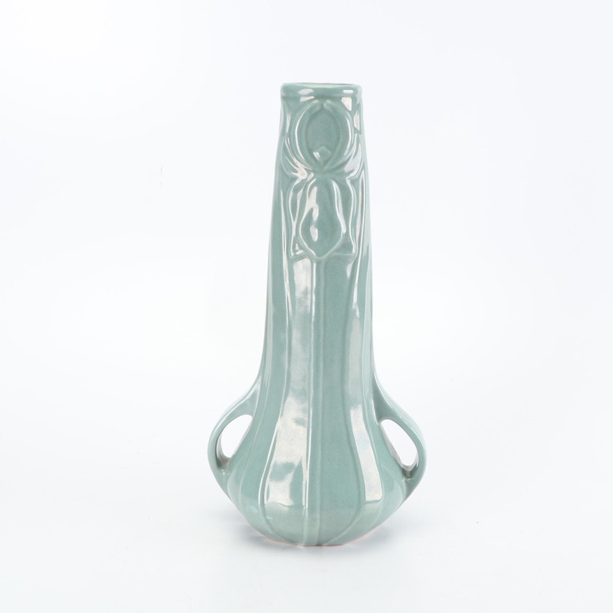 Van Briggle Pottery "Iris" Vase by Loretta Short