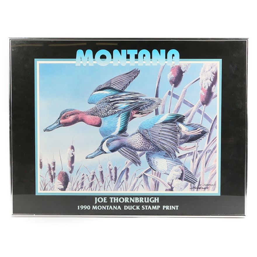 Joe Thornbrugh Offset Lithograph "Montana"