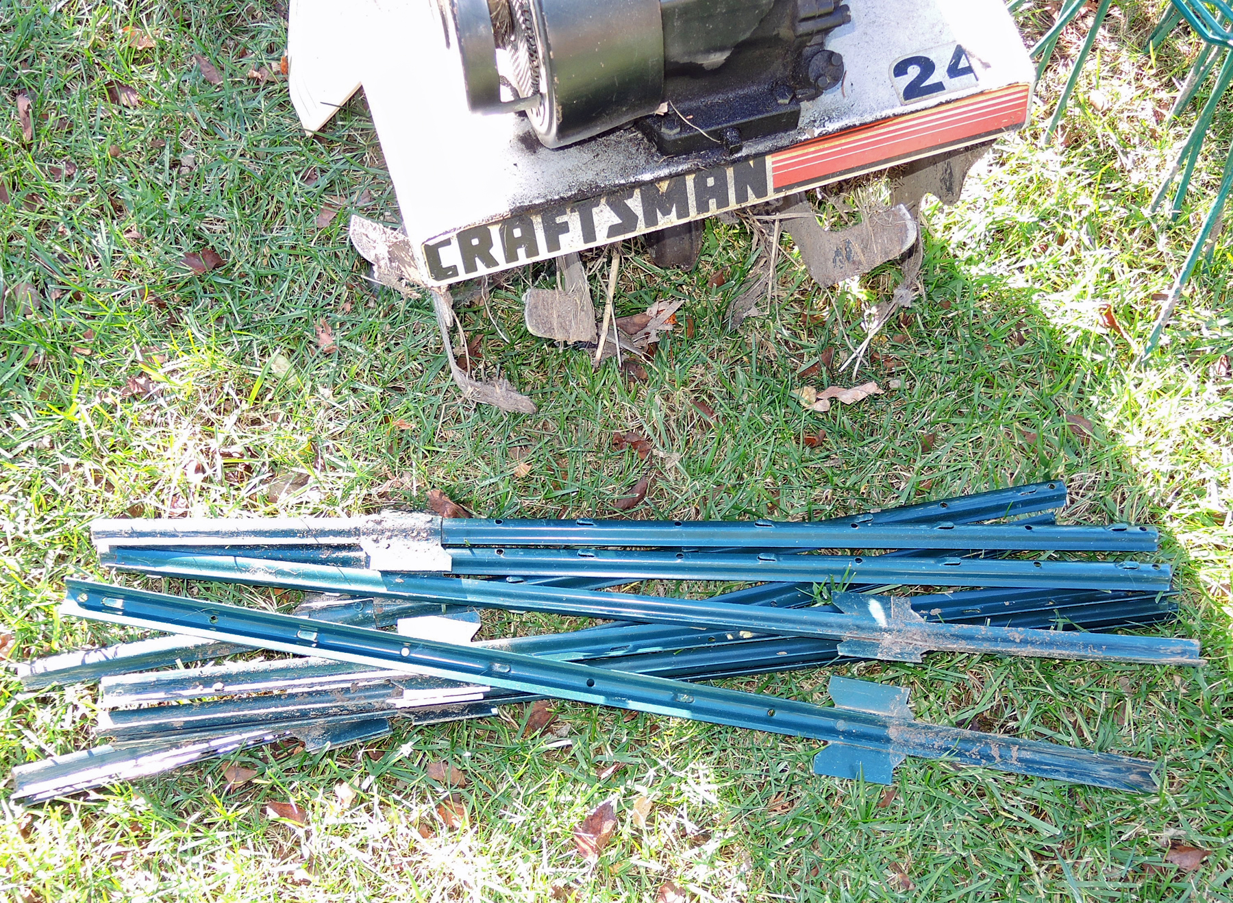 Sears Craftsman 5 HP Tiller and Gardening Supplies