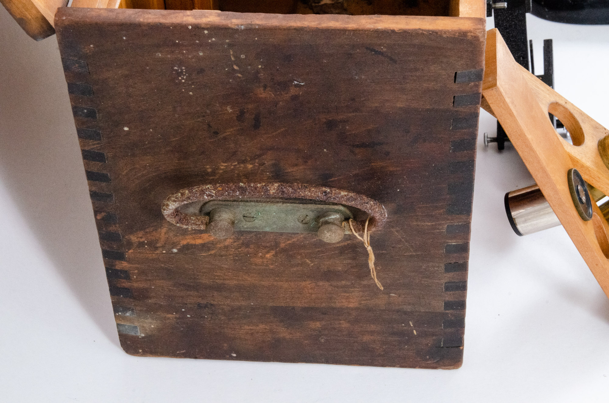 1922 Ernst Leitz Wetzlar Brass Microscope with Original Case and Accessories