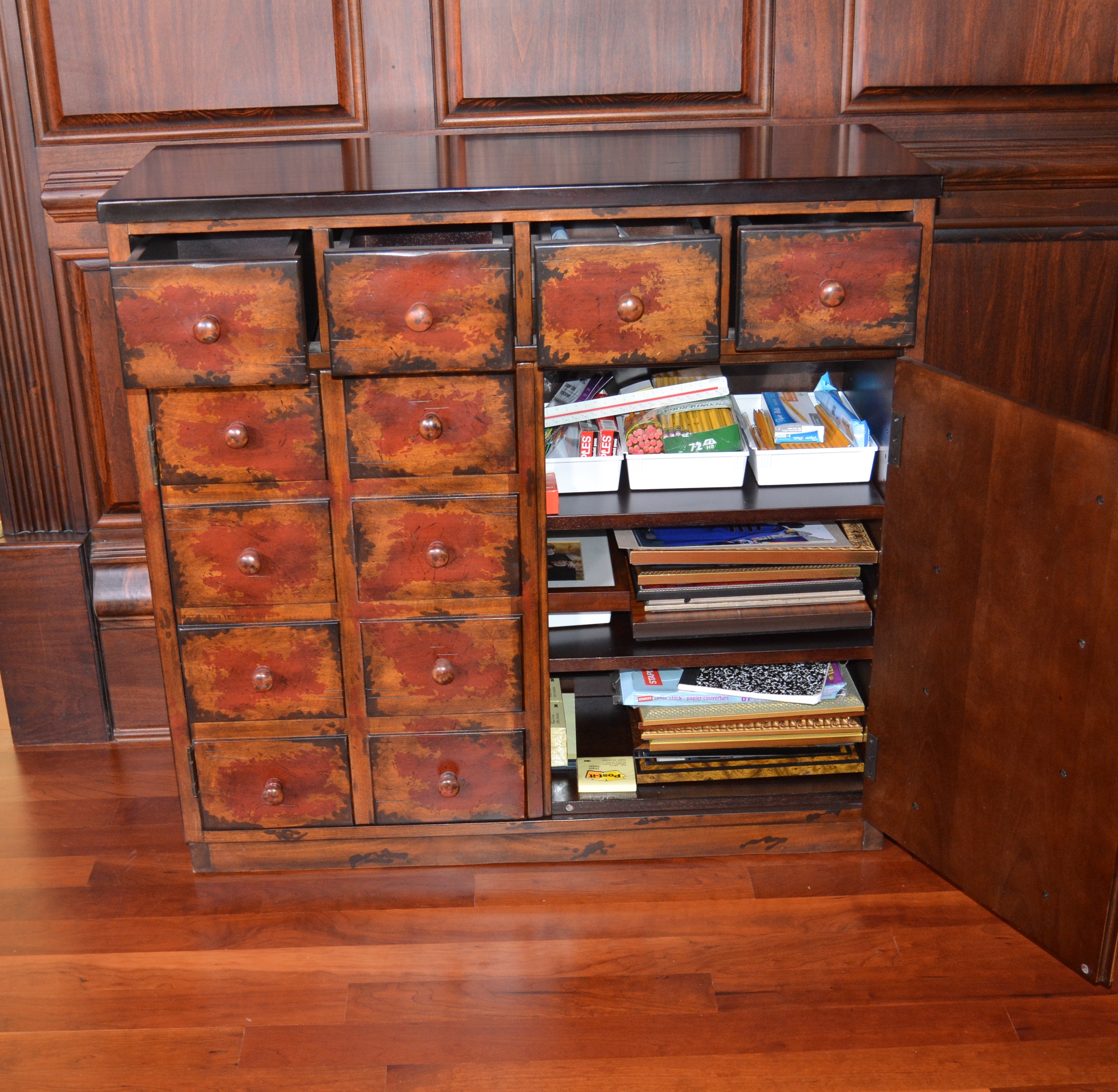 Apothecary Style "Andover " Cabinet by Pottery Barn, 21st Century