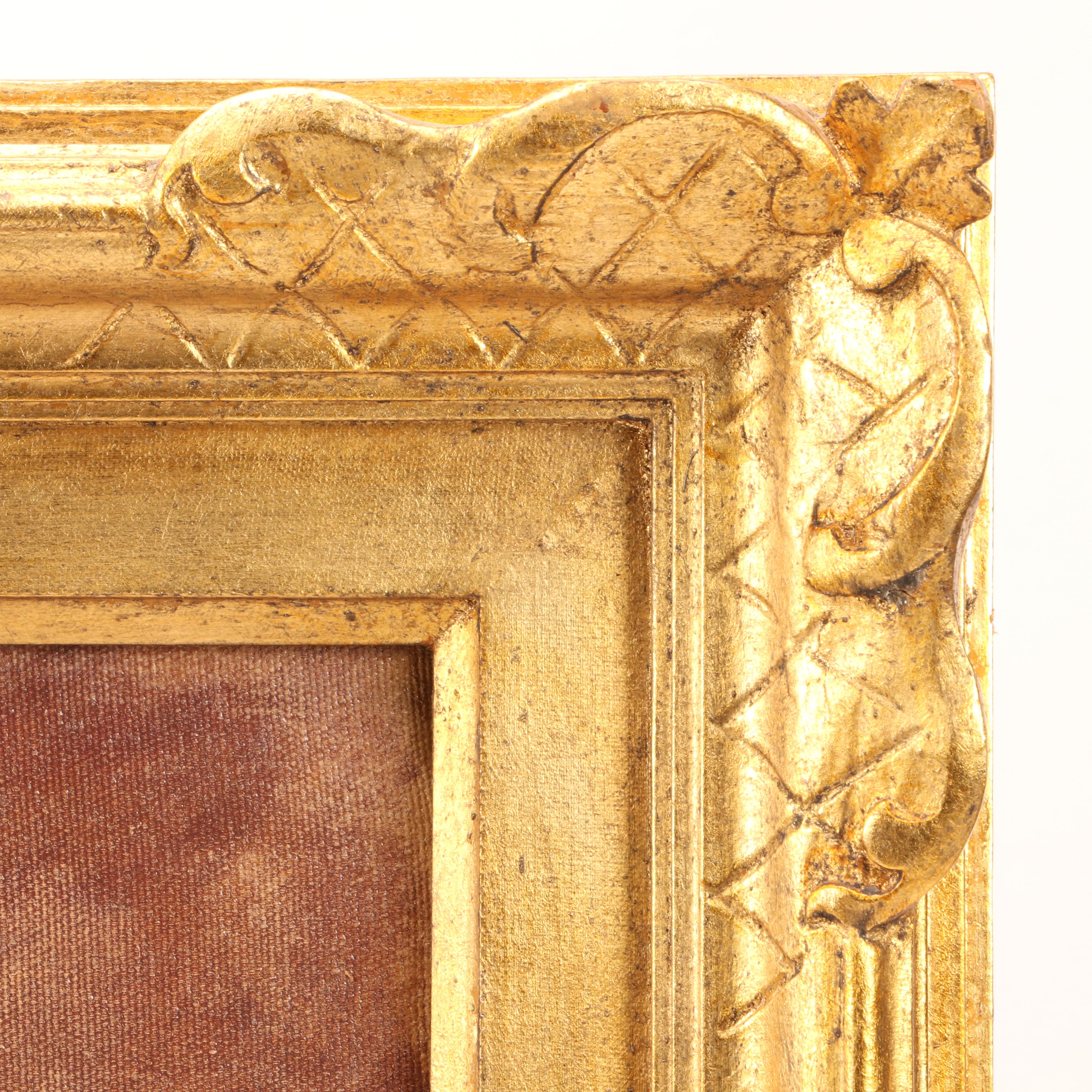 John Correll Oil Painting of Winter Landscape