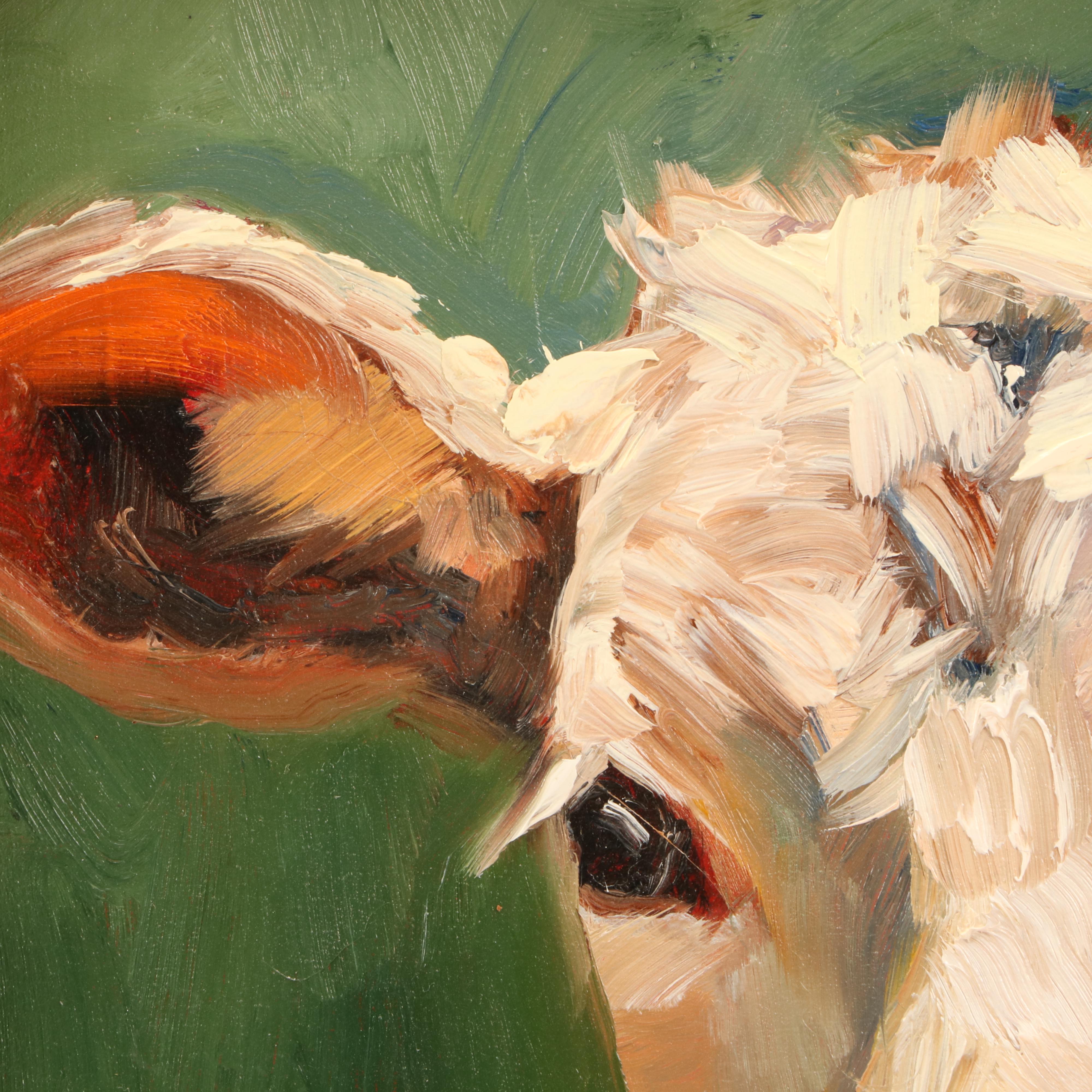 Norma Wilson Oil Painting of Cow