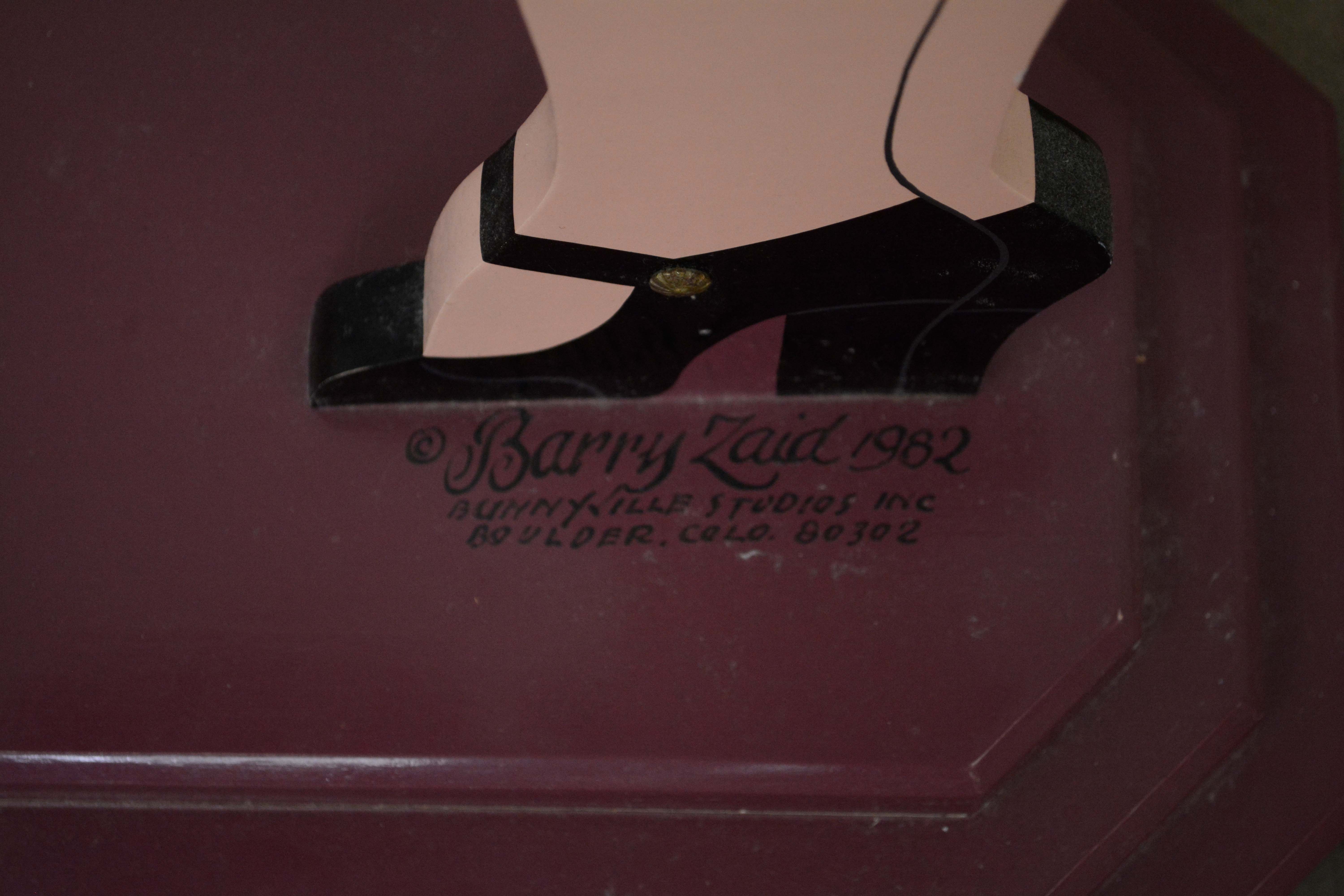 Pair of Painted Figural Butlers Stands by Barry Zaid, Late 20th Century