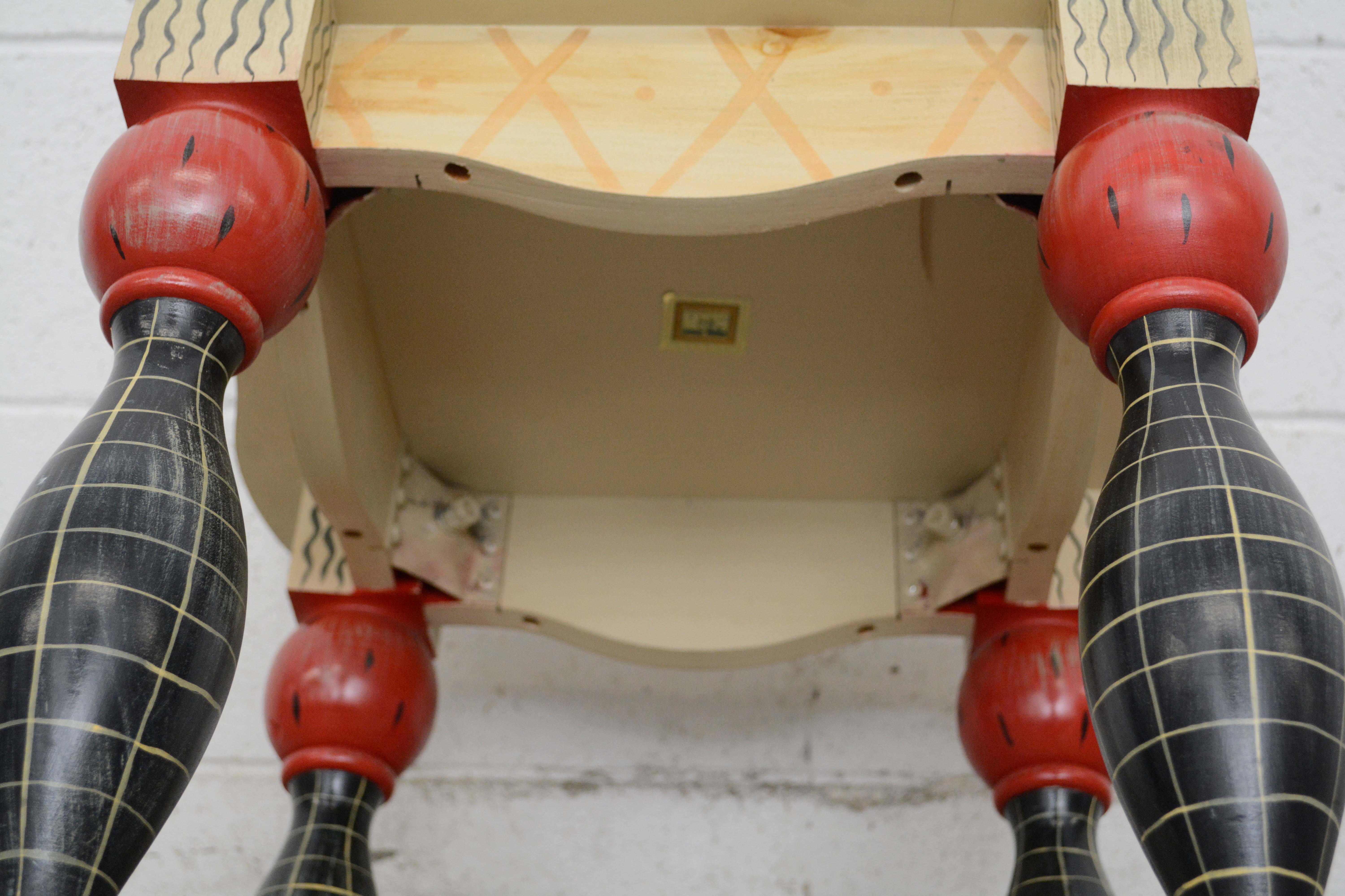 Pair of Hand-Painted Side Chairs by Stonehouse Farm Goods, 20th Century