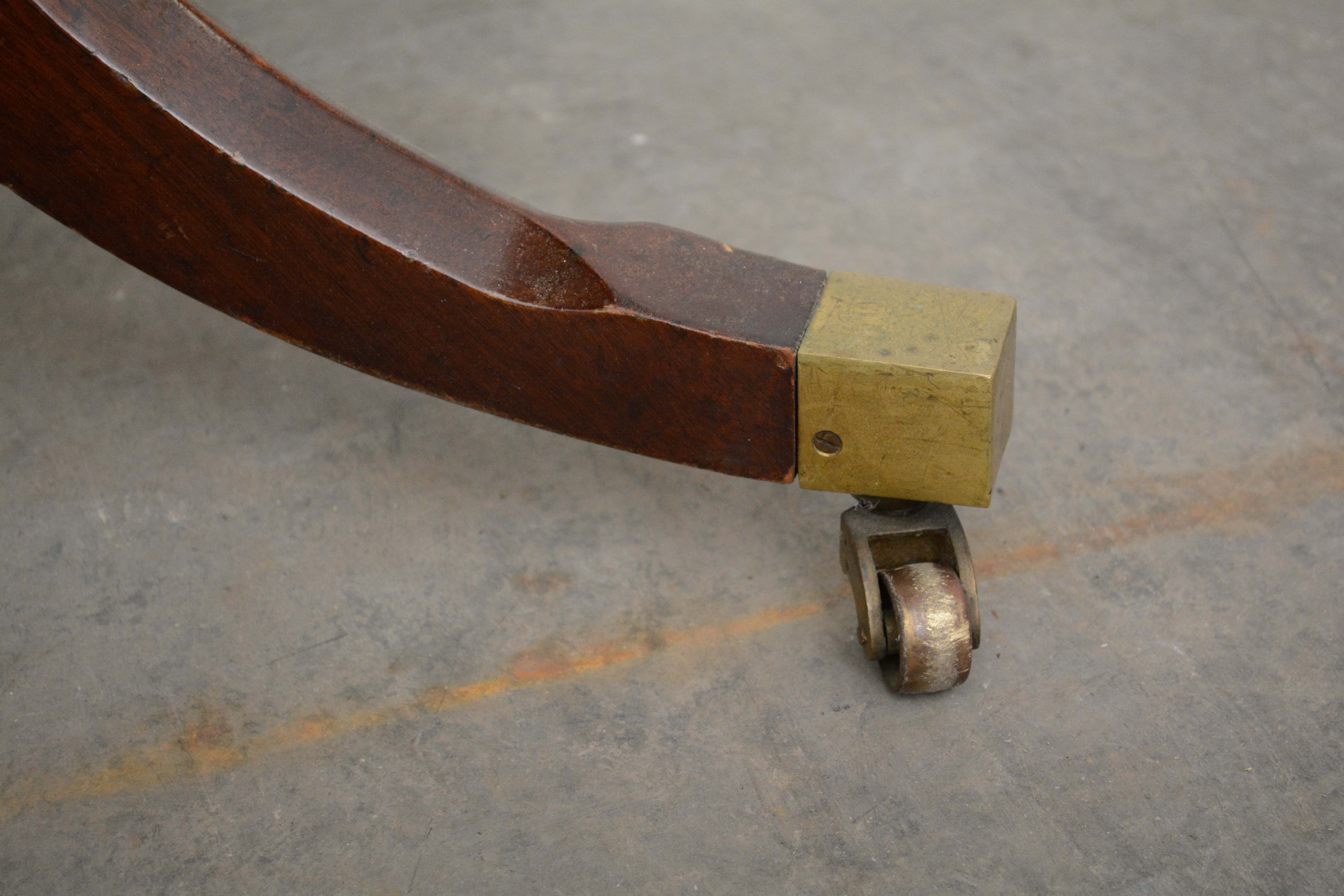 George III Style Mahogany Circular Breakfast Table, 20th Century