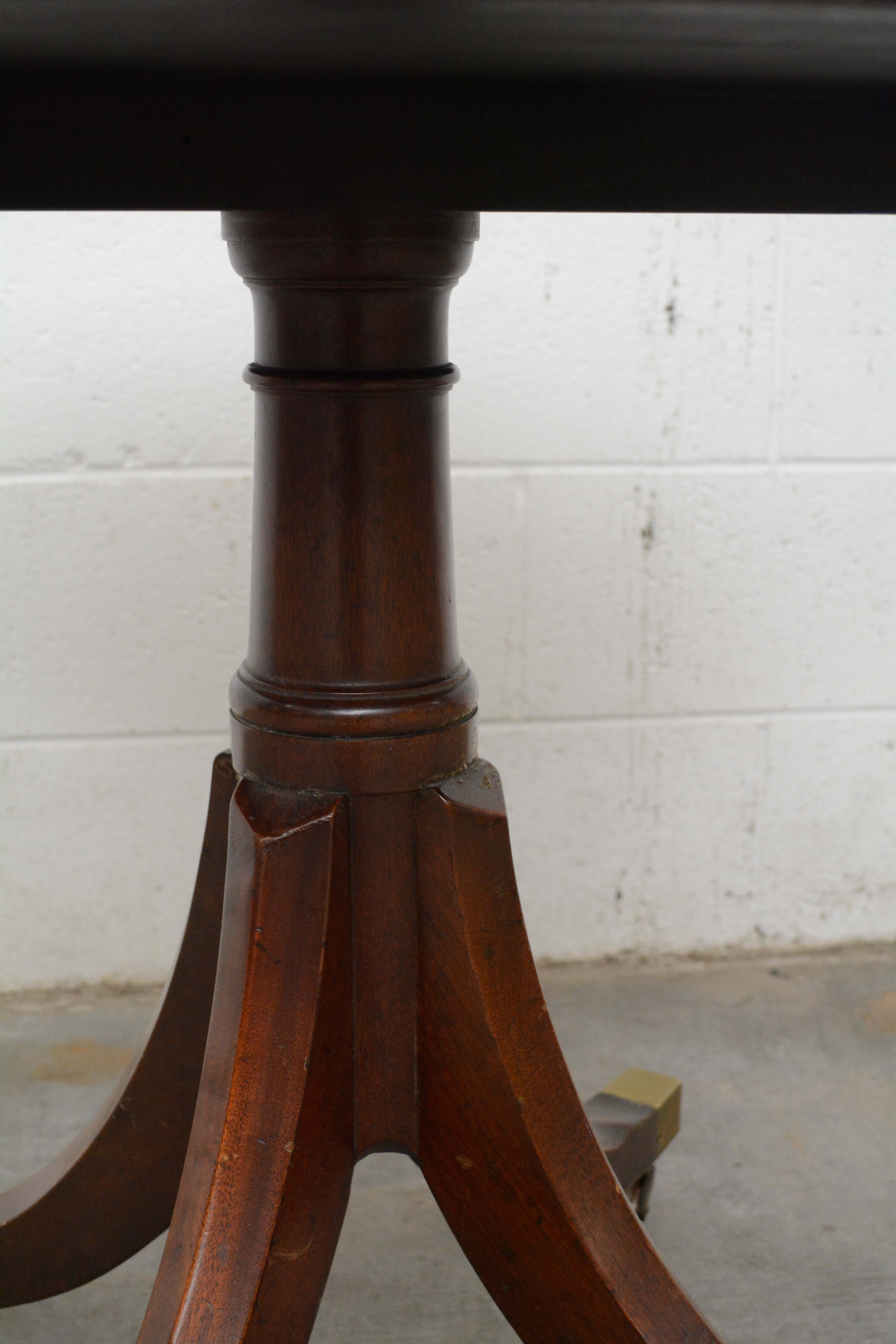 George III Style Mahogany Circular Breakfast Table, 20th Century