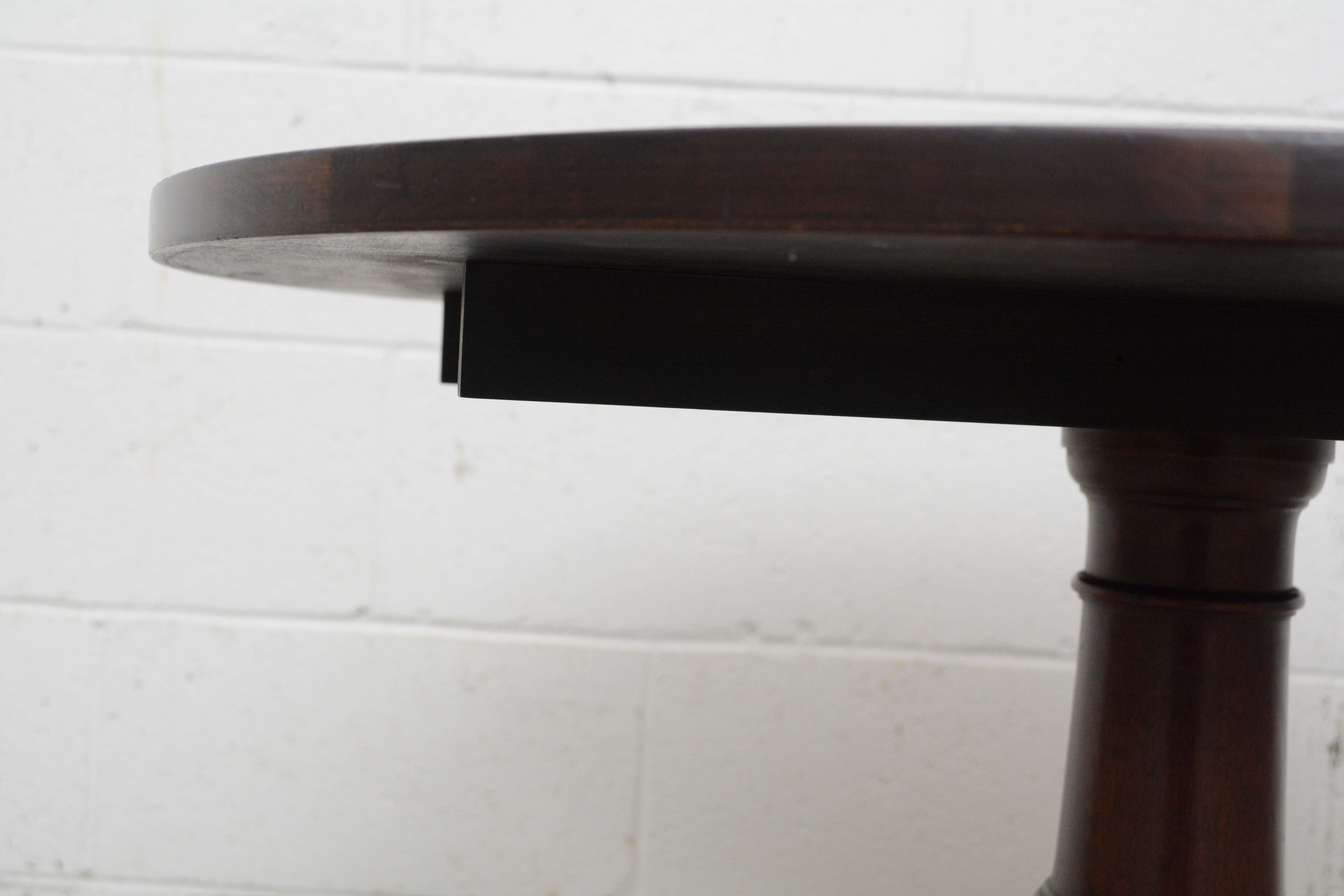 George III Style Mahogany Circular Breakfast Table, 20th Century