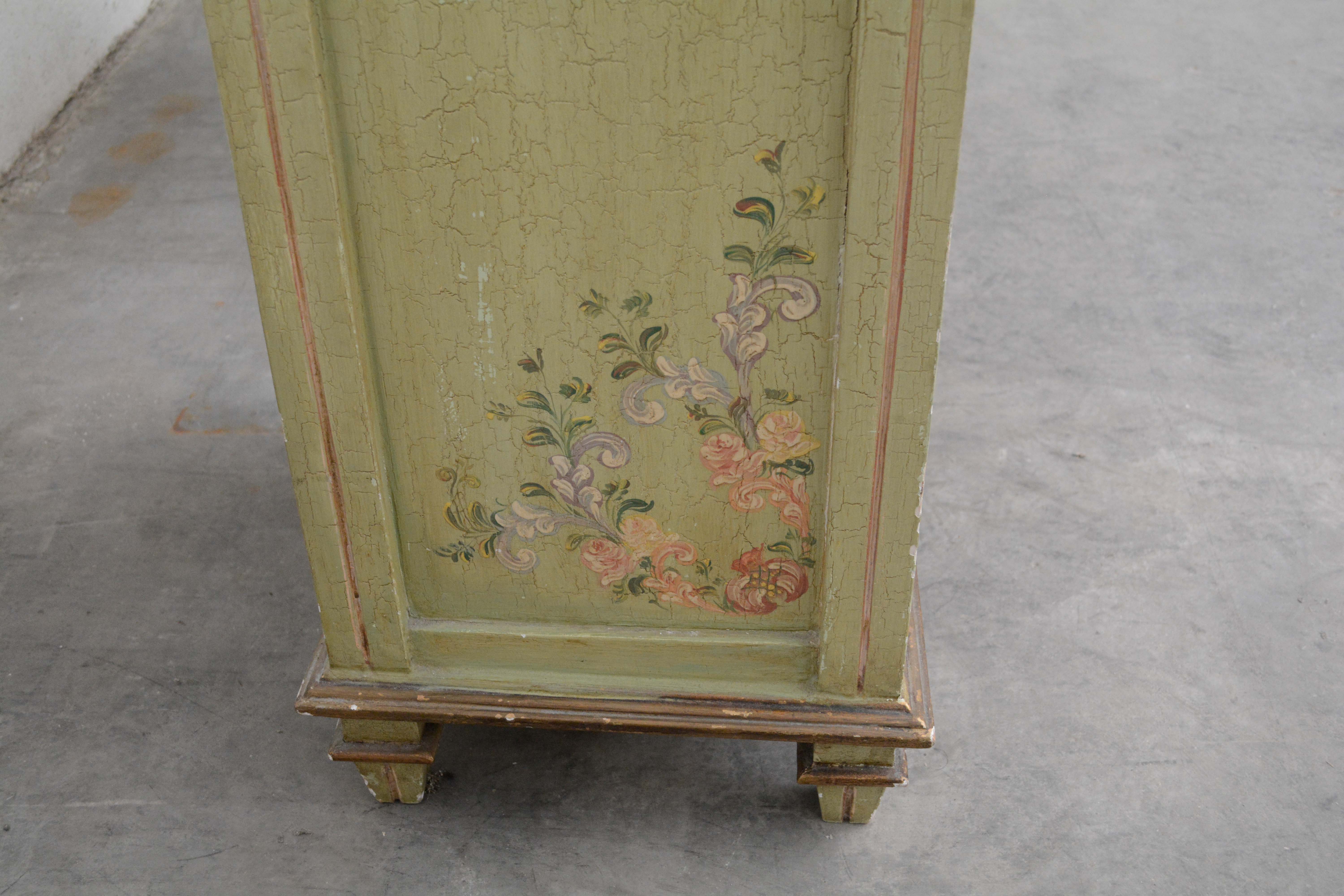 Two French Provincial Style Paint-Decorated Chests of Drawers, 20th Century