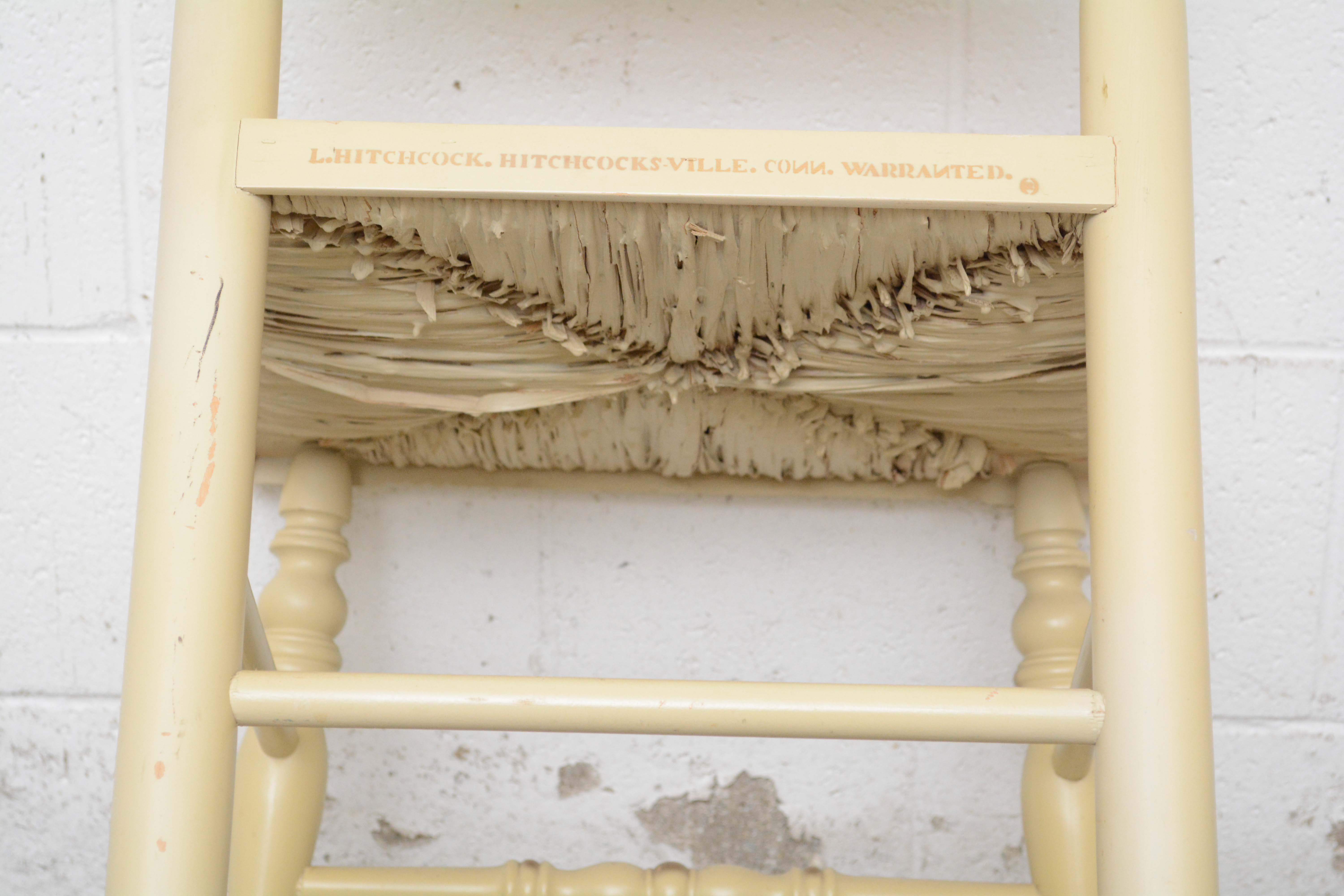 Painted Wood Limited Edition Christmas Chairs by Hitchcock, Late 20th Century