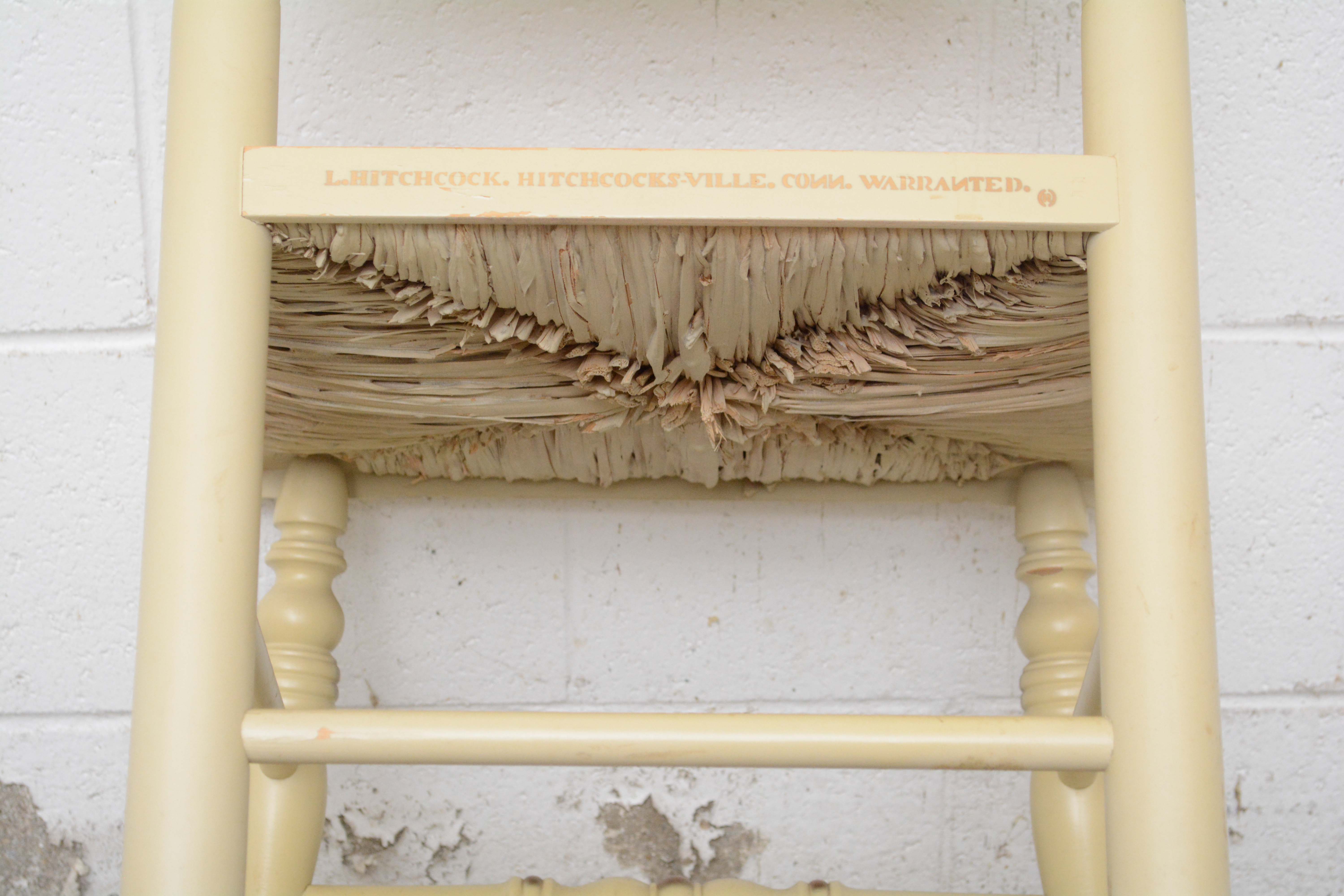 Painted Wood Limited Edition Christmas Chairs by Hitchcock, Late 20th Century