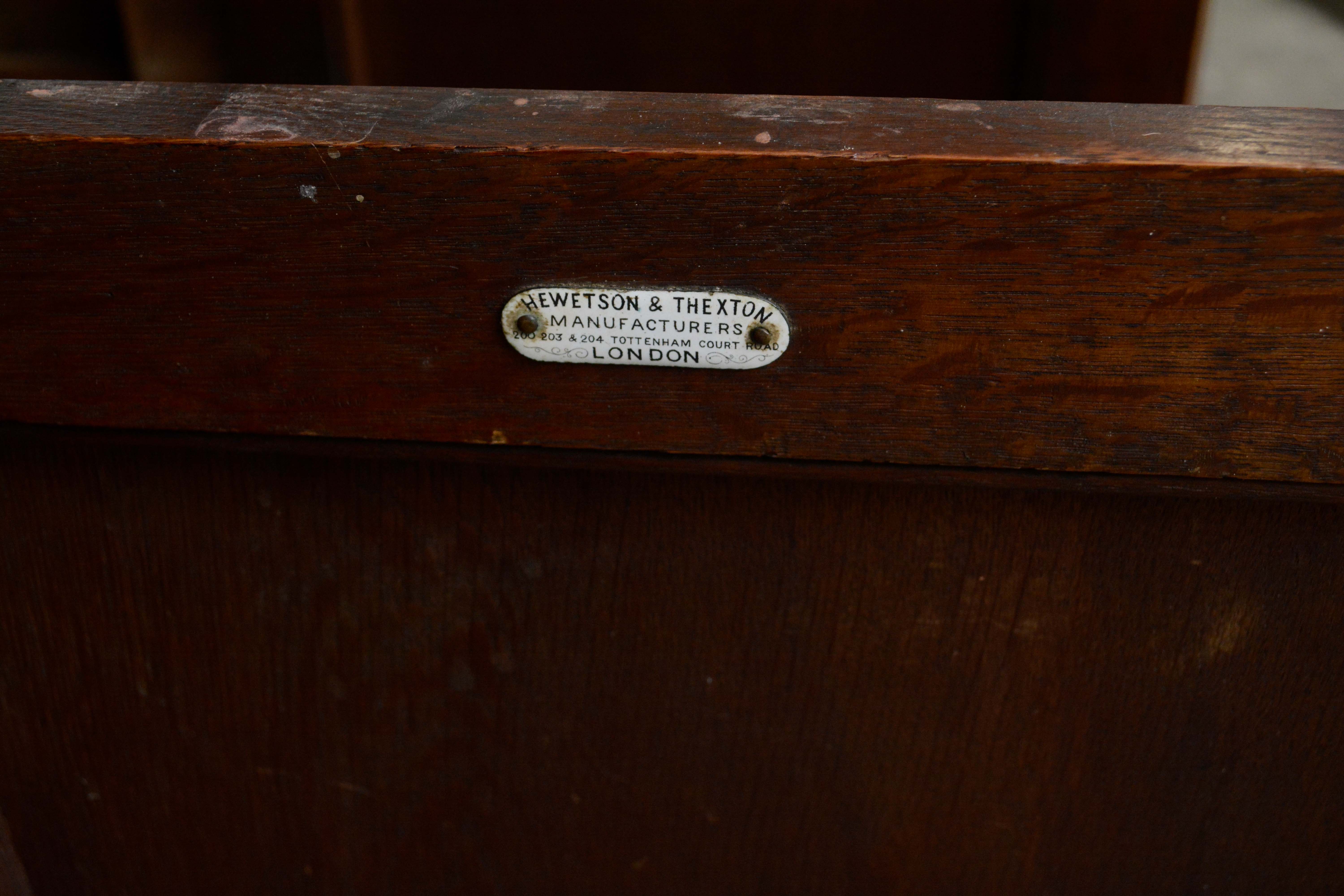 Renaissance Revival Oak Sideboard by Hewetson & Thexton, Late 19th Century