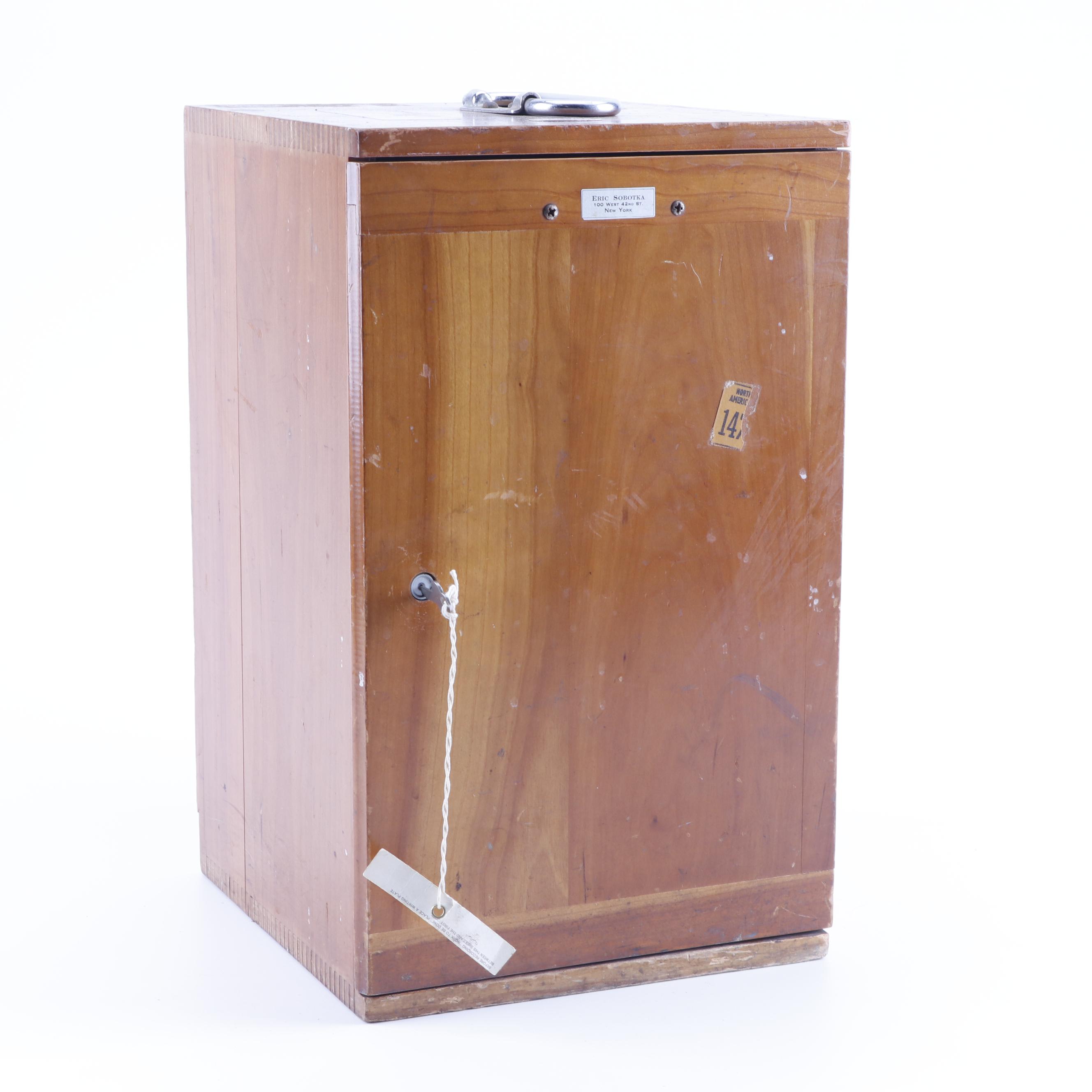 Vintage Bausch & Lomb Stereo Microscope with Wooden Case